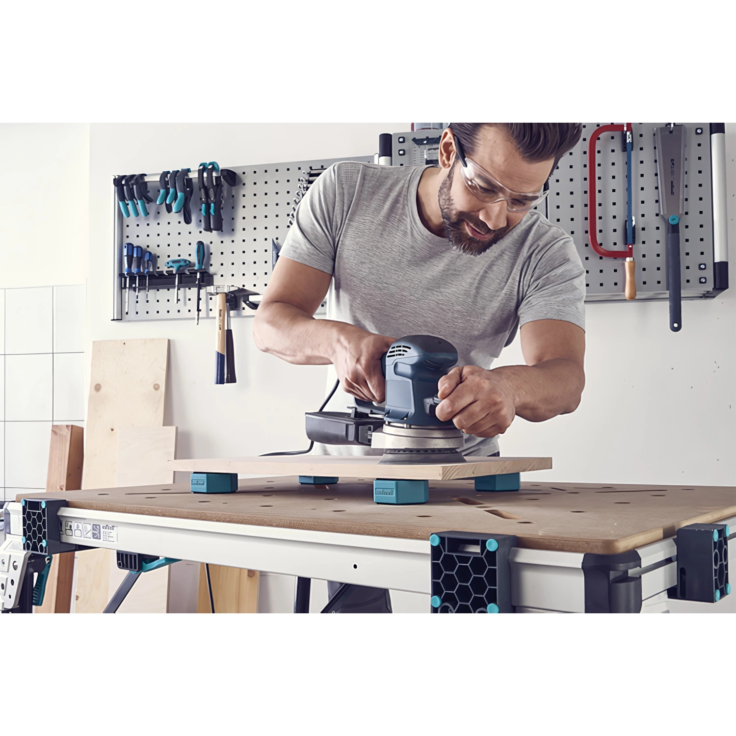 Wolfcraft 6892000 Multifunctionele Werkstuksteunen voor werkbank - 4st-image