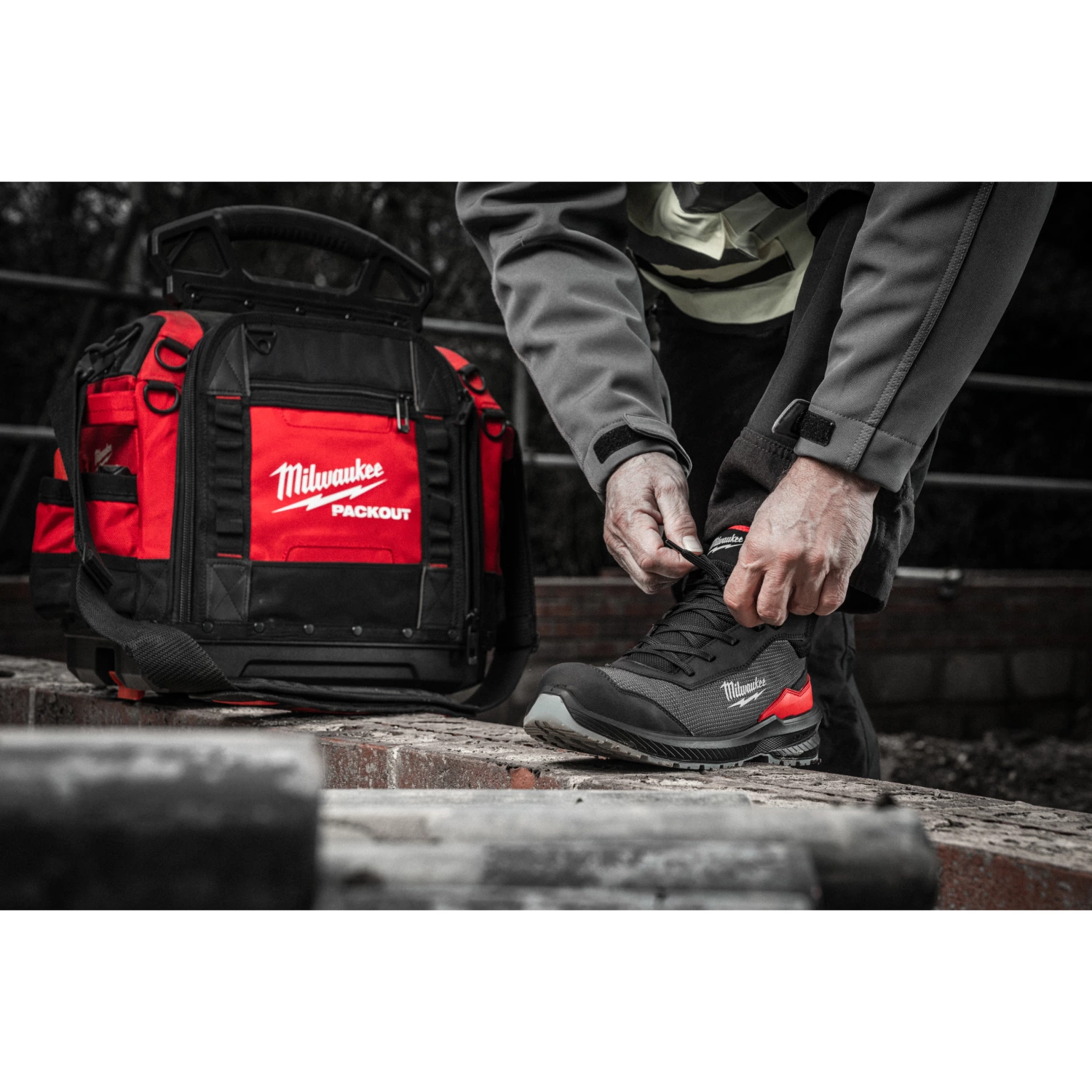 Milwaukee Flextred S1PS Veiligheidsschoen - Zwart - Halfhoog - Maat 44-image