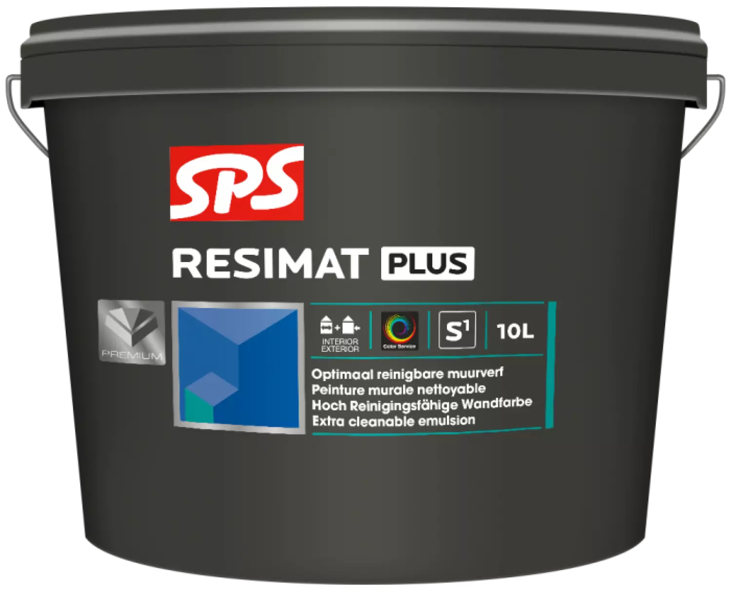 SPS Resimat Plus Muurverf - op kleur gemengd - 1L-image