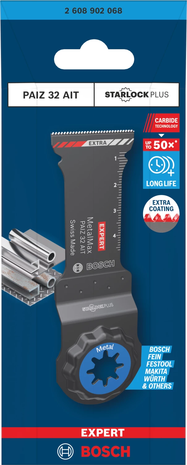 Bosch PAIZ 32 AIT EXPERT lame de scie plongeante pour outils multifonctions pour carbure (1 pièce)-image
