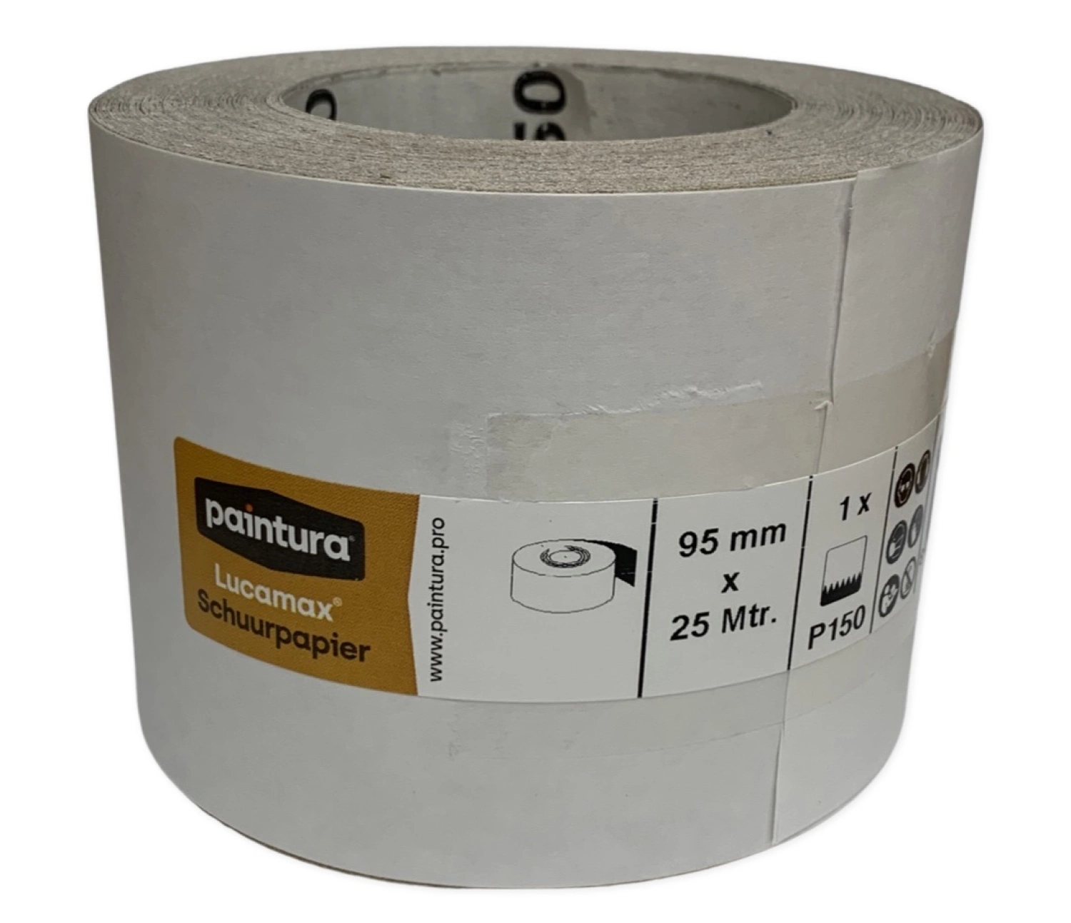 Paintura Lucamax Rouleau de papier de verre - P240 - 95mmx25m-image