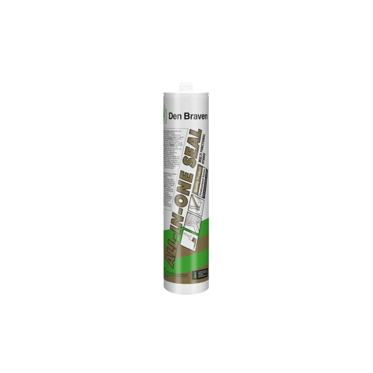 Zwaluw Den Braven 31050782 All-In-One-Seal Afdichtingskit - Wit - 290ml