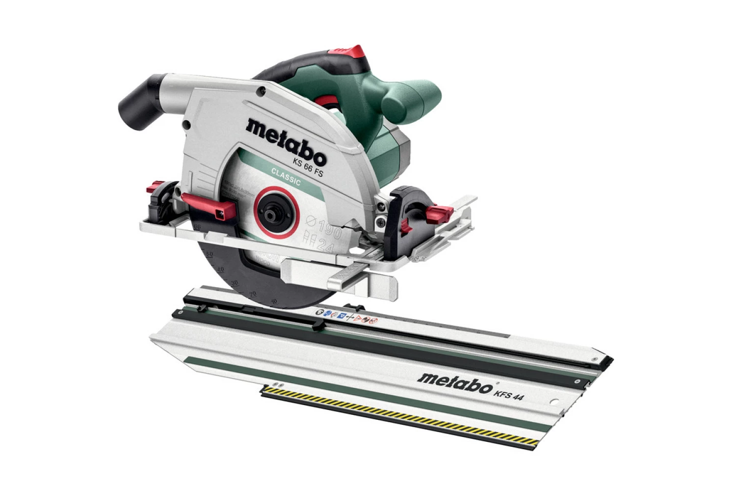 Metabo 691196000 KS 66 FS Cirkelzaag 1500W - 190mm + Geleiderail KFS 44-image