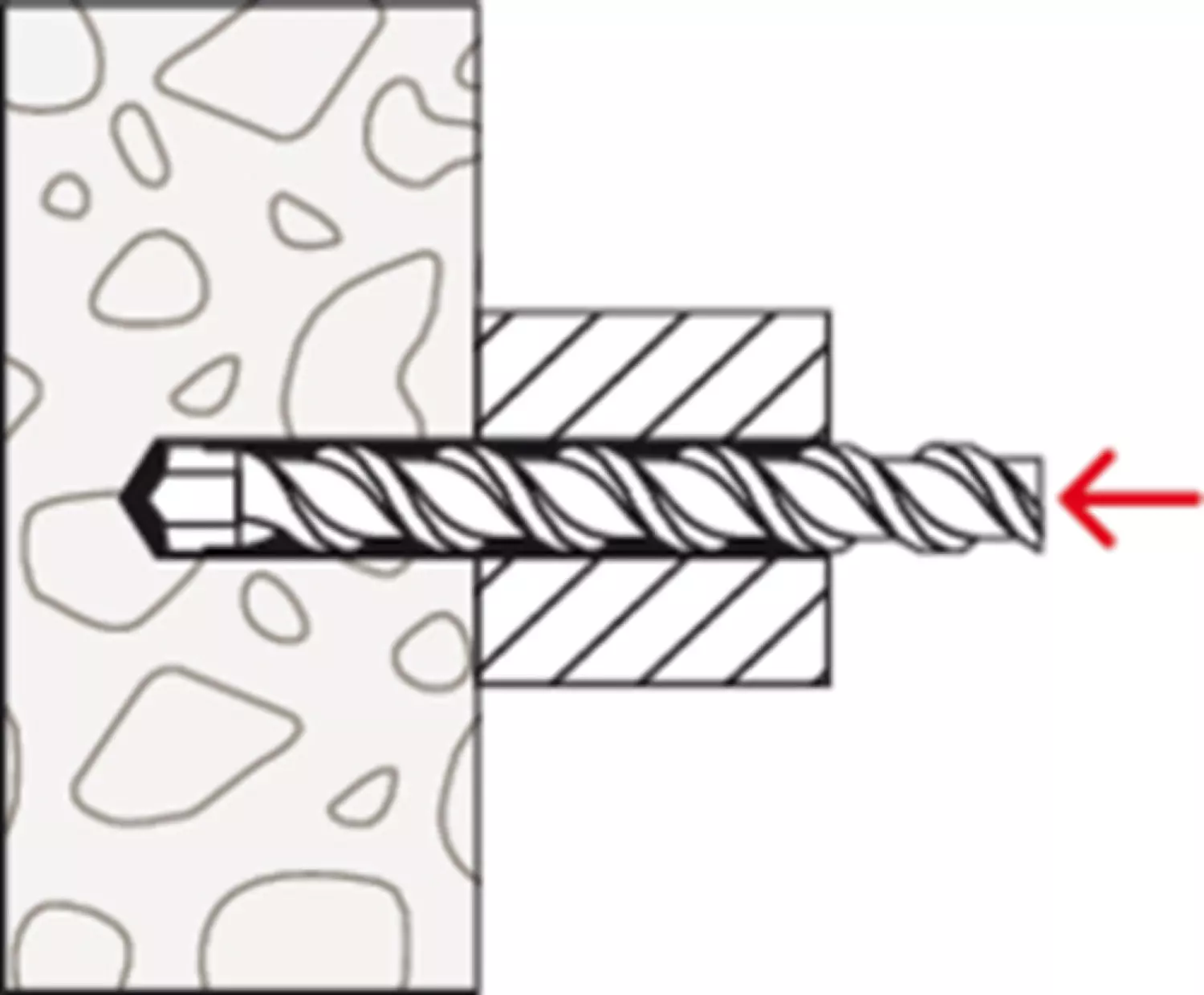 Fischer 50359 Nagelplug/slagplug NS - 8 x 120mm - PZ3 - verzonken schroef (50st)-image