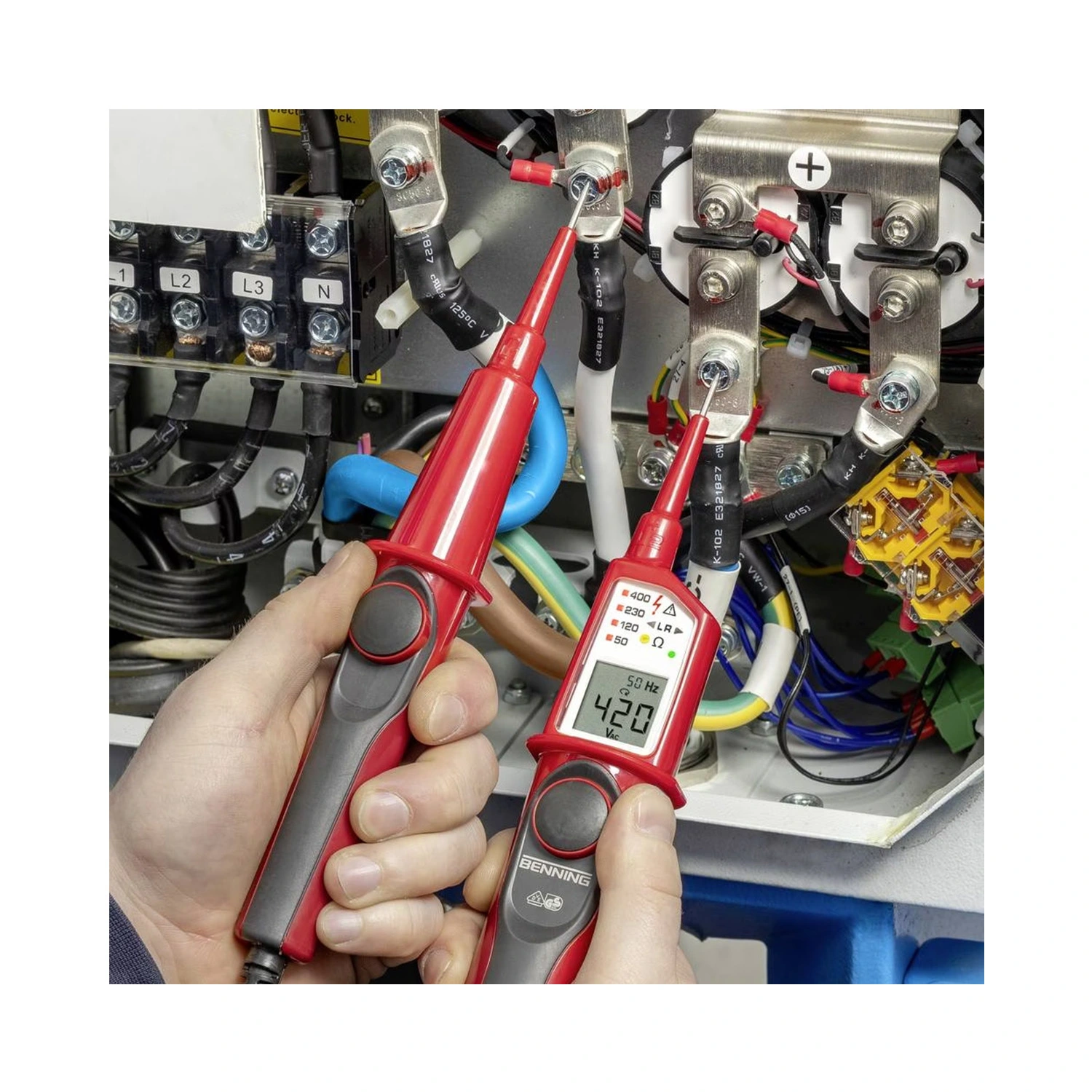Benning 44050263 DUSPOL Digital Tweepolige spanningstester - AC 1000v / DC 1200V