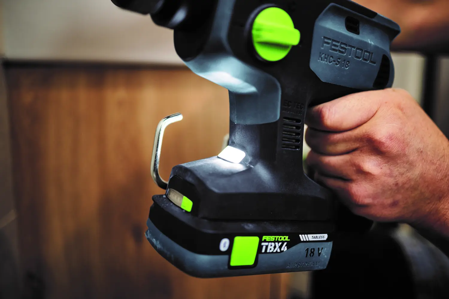 Festool 578748 KHC-S 18-Basic-Set 18V Li-ion accu combihamer met boorcassette in systainer