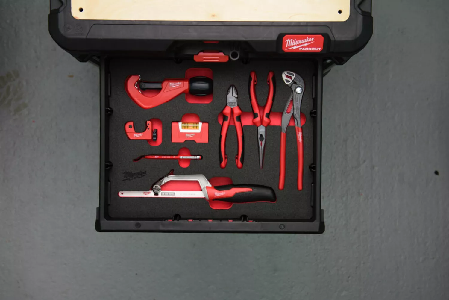 Milwaukee 4932493639 PACKOUT™ in foam inlay - 8-delig - voor loodgieters-image