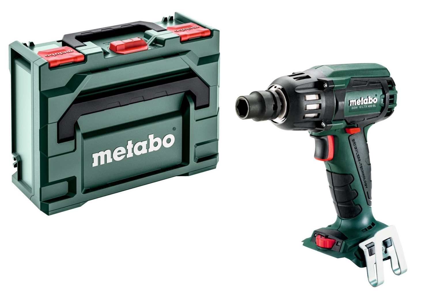Metabo SSW 18 LTX 400 BL Basic 18V Li-Ion Accu slagmoersleutel body in metaBOX - 400Nm - 1/2" - koolborstelloos-image