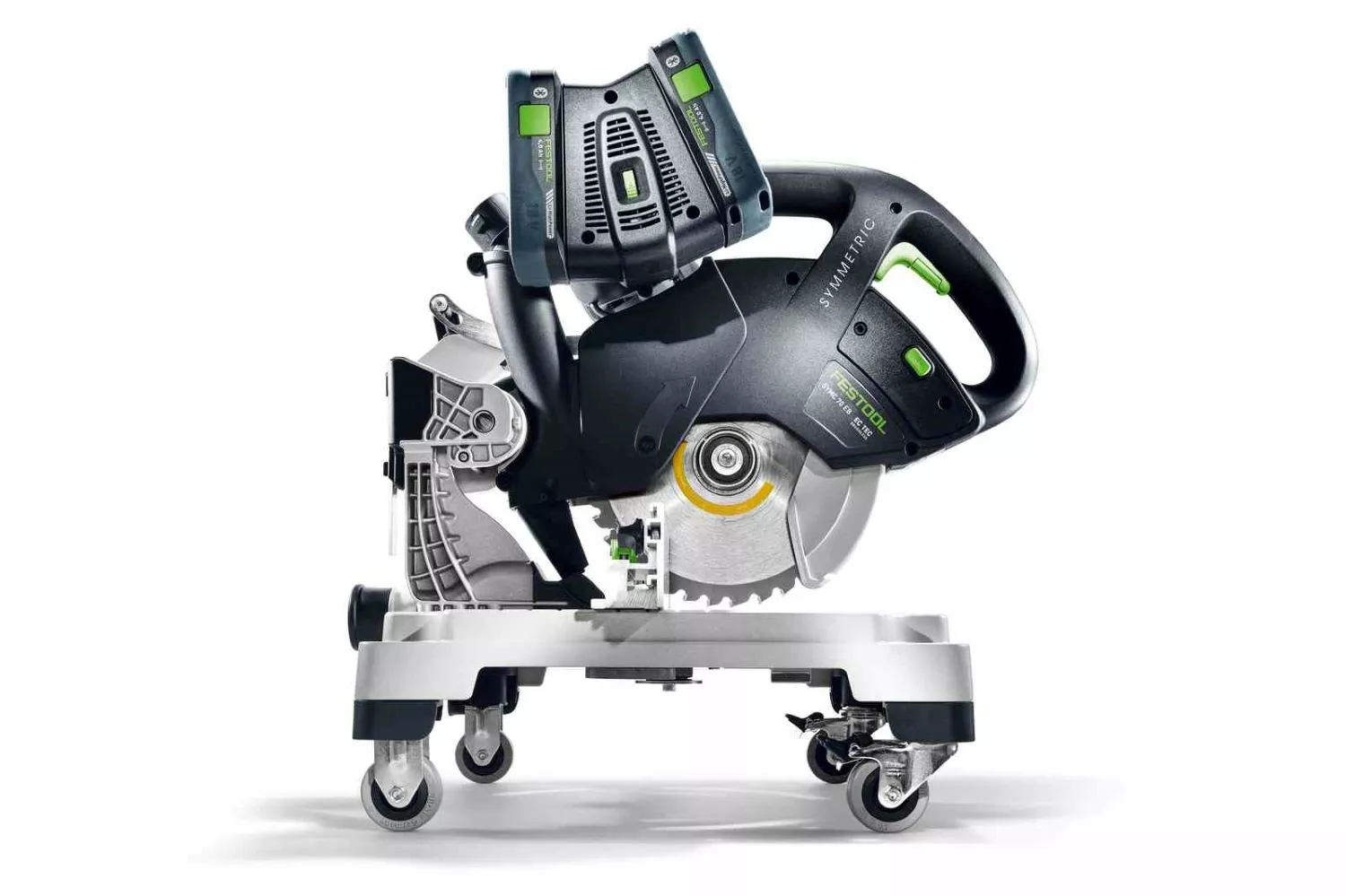 Festool SYMC 70 4,0 EBI-Plus SYMMETRIC 2x18V Accu-plintenzaag set (2x 4.0Ah accu)-image