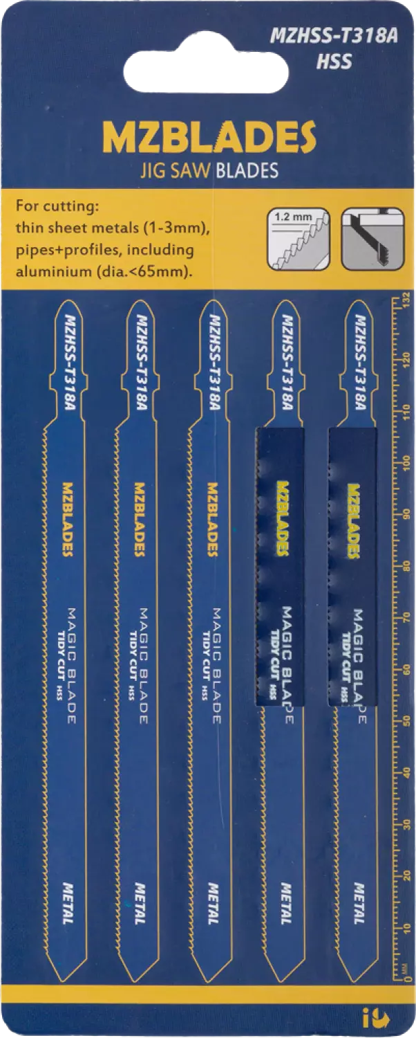 Multizaag MZHSS-T318A Decoupeerzaagblad Metaal - 5 stuks-image