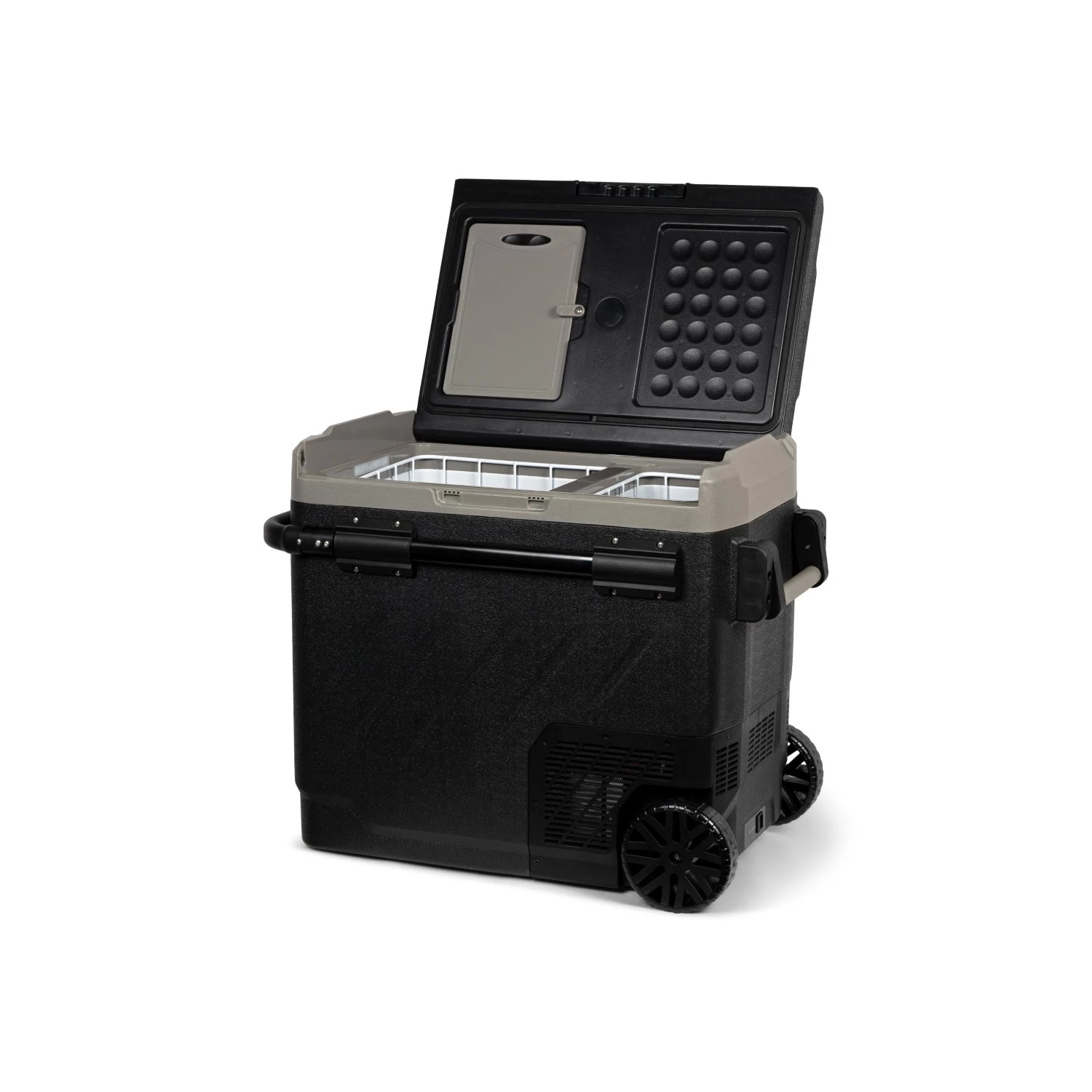 Steamy-E SECZGW61 Glacière à compresseur électrique sur roues Dual Zone - 61L-image