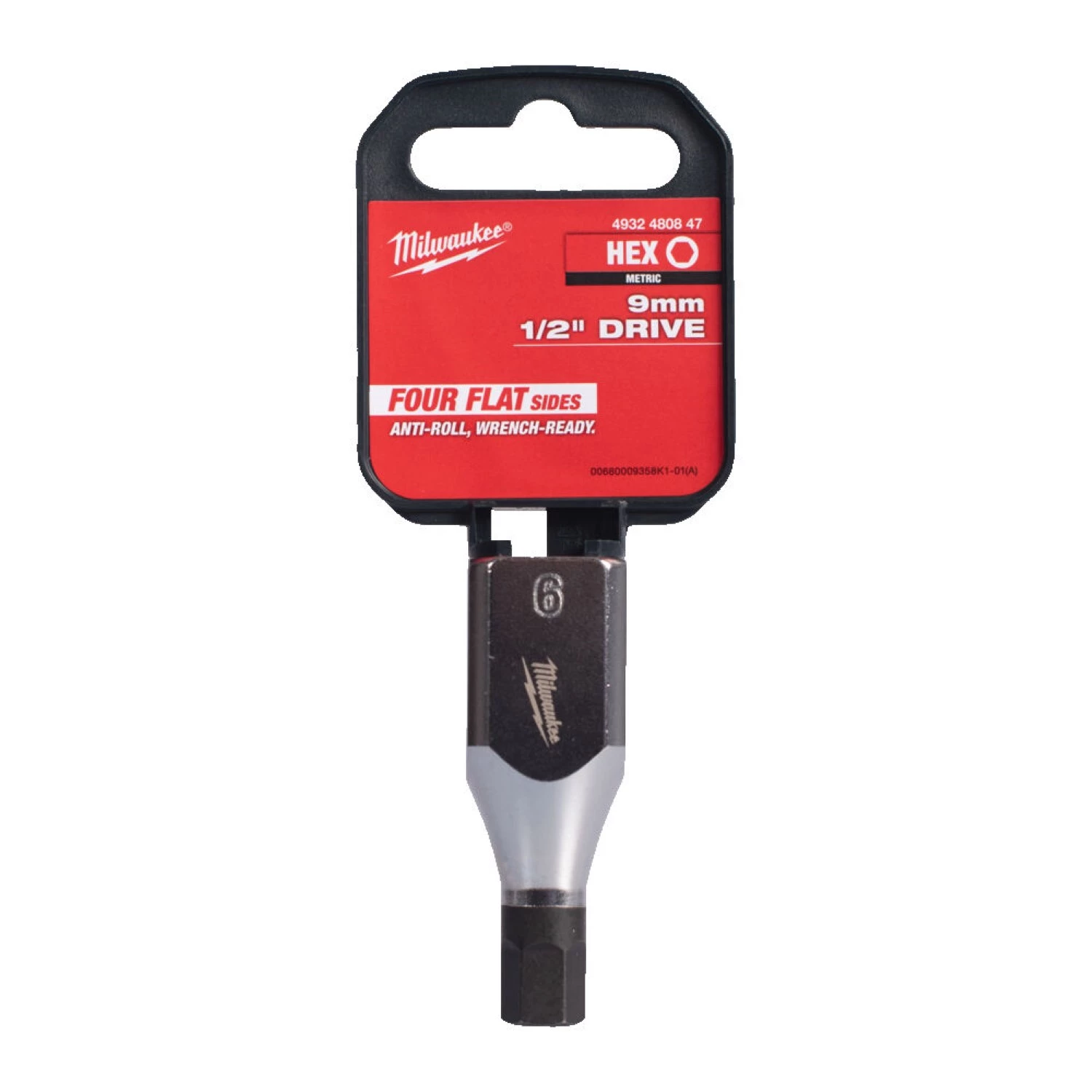 Milwaukee 4932480847 Dop - 1/2" FOUR FLAT™ - Hex 9mm-image