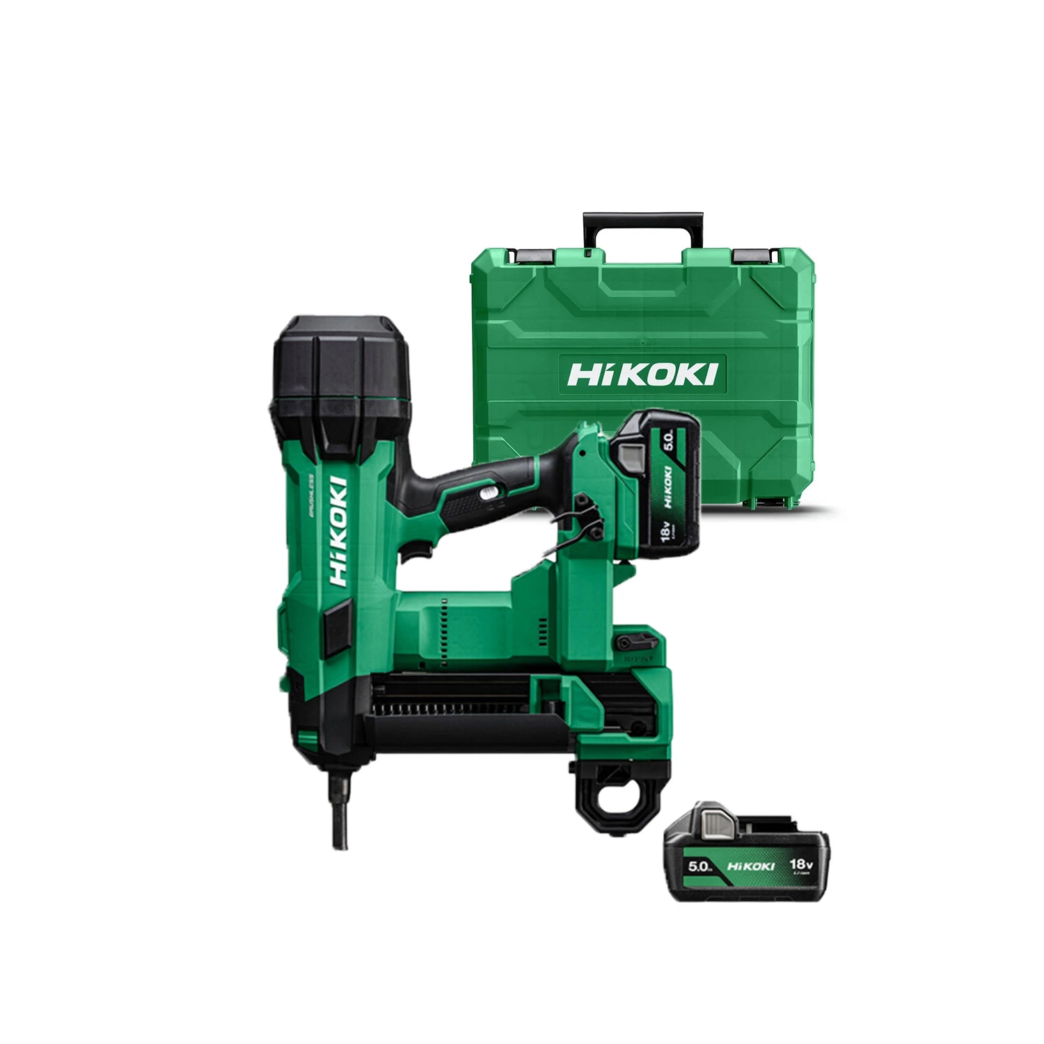 HiKOKI NC1840DAWQZ 18V Li-ion Accu beton spijkerapparaat in koffer (2x 5.0Ah) - 40mm-image