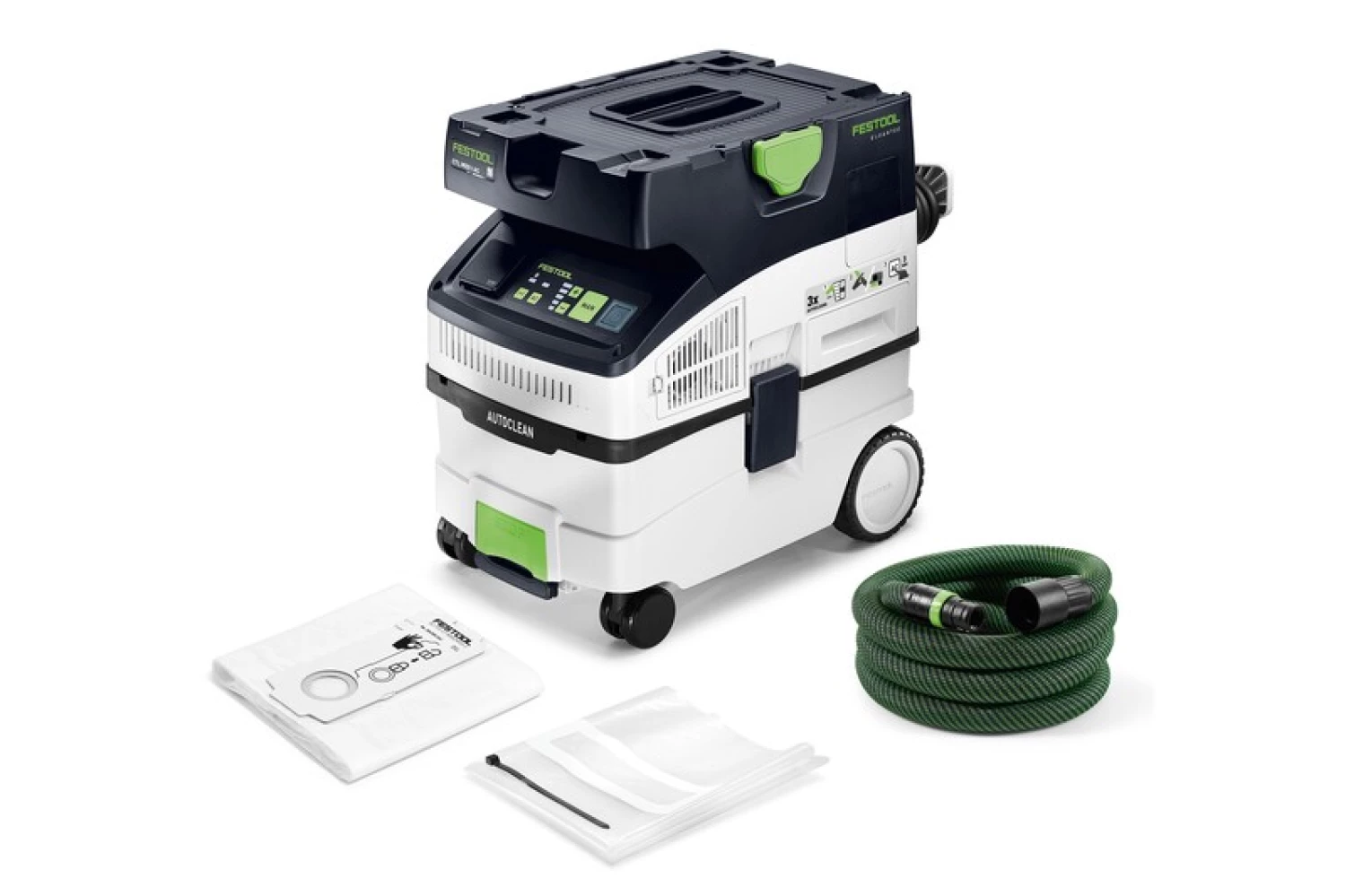 Festool CTL MIDI I AC Stofzuiger autoclean - 1200W - Klasse L - 15L-image