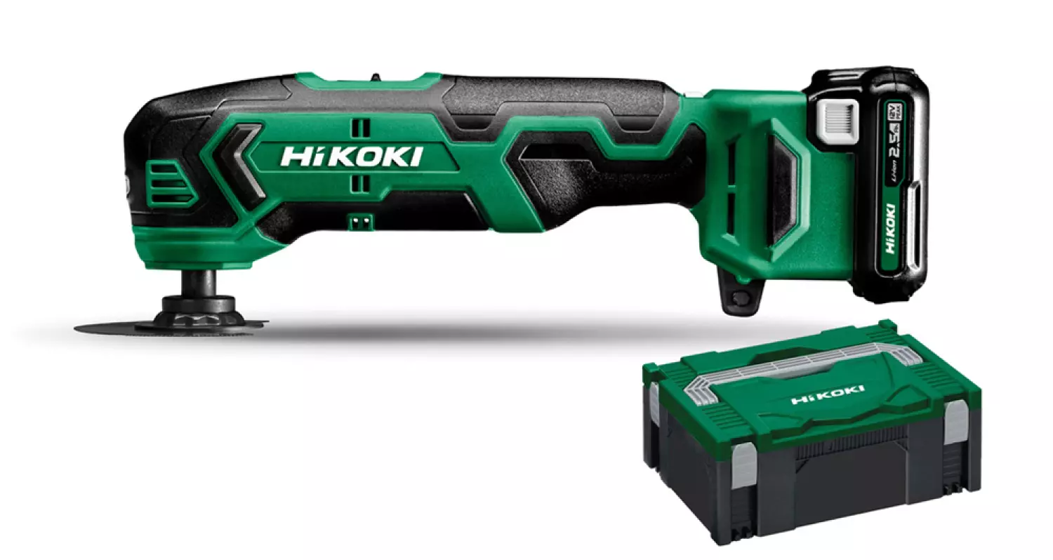 HiKOKI CV12DAWEZ 12V Li-ion accu multitool set (2x 2.5Ah accu) set in HSC - Koolborstelloos-image