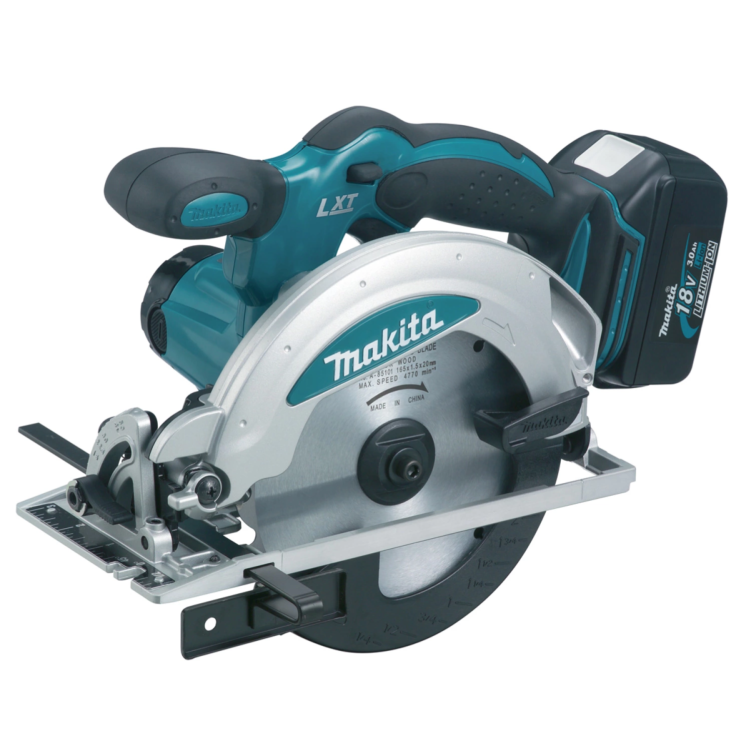 Makita BSS610RFX Scie circulaire sans fil 18V Li-Ion (2x batterie 3.0Ah) dans Mbox - 165mm-image