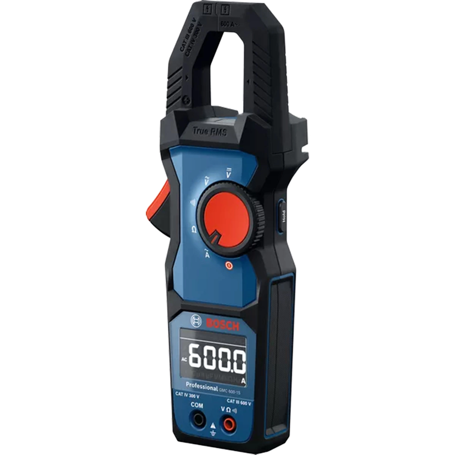Bosch GMC 600-15 Pince ampèremétrique True-RMS dans un étui + support MH 1 - AC/DC 600 V & AC 600 A - CAT III 600 V / CAT IV 300 V-image