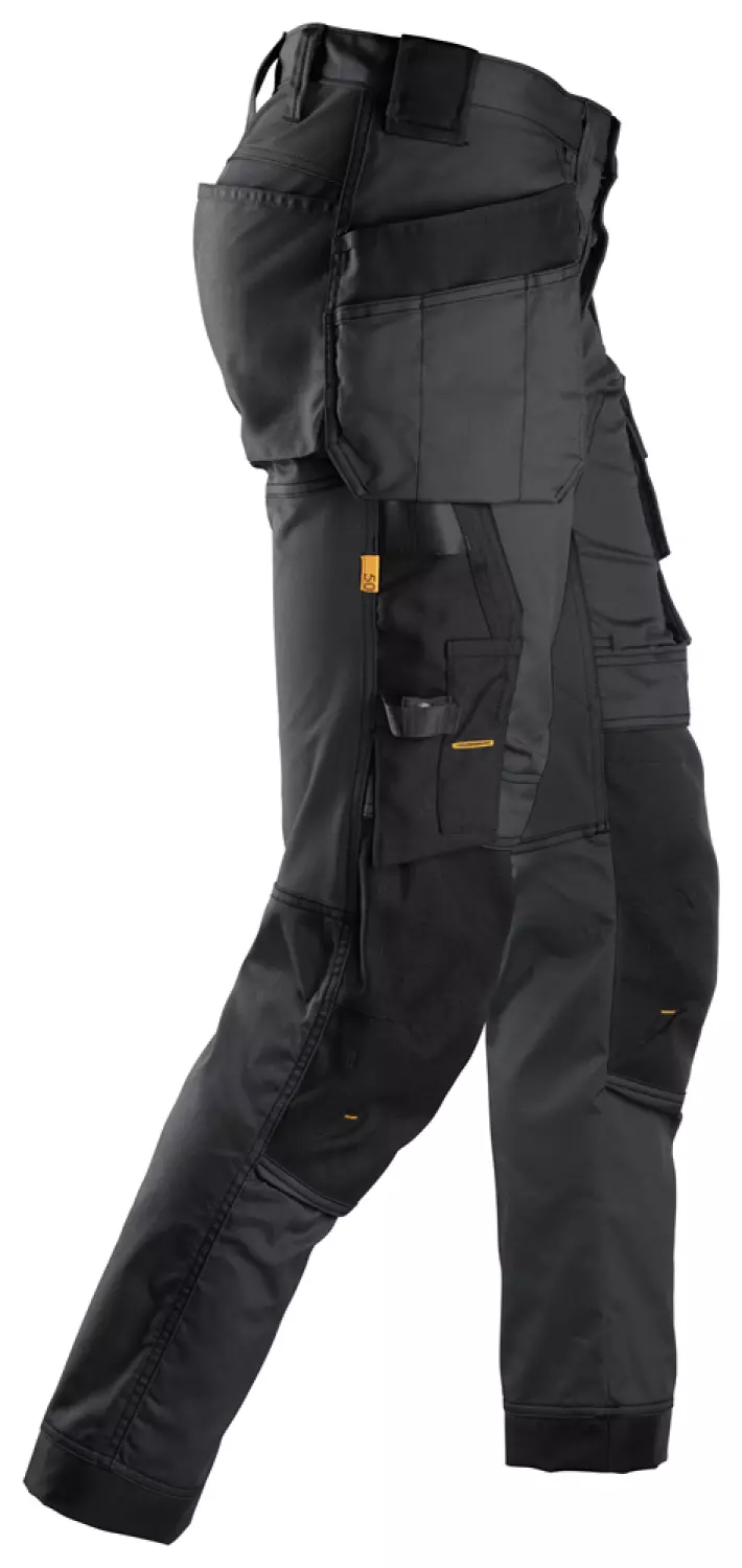 Snickers 6241 AllroundWork Stretch Werkbroek met holsterzakken - Staal Grijs - Maat 56-image