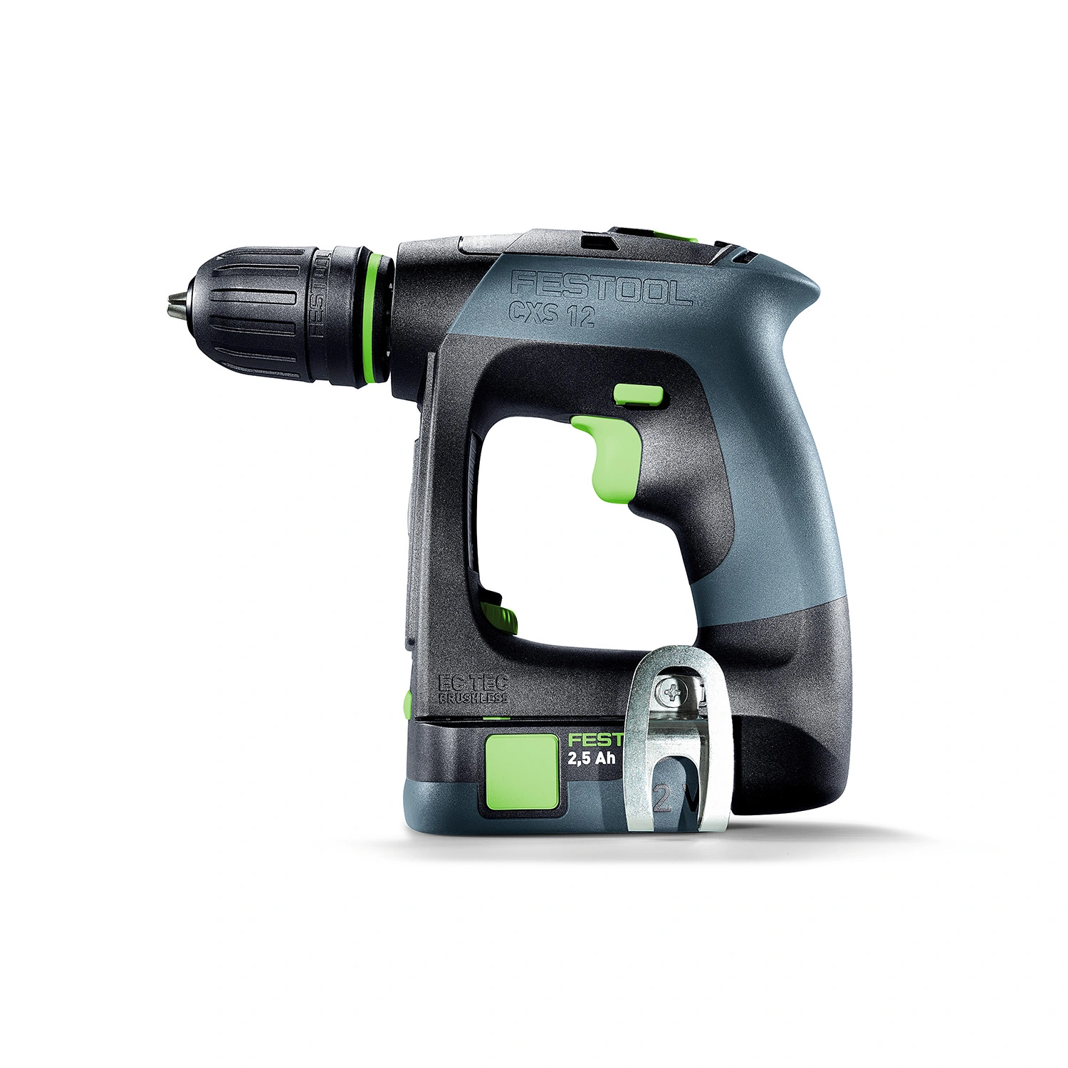 Festool CXS 12 2,5-Plus 12V Li-ion Accu-schroefboormachine Set (2x 2.5Ah Accu) dans Systainer