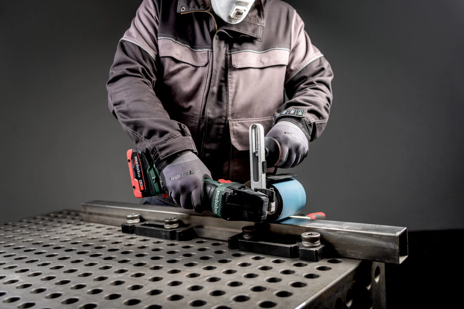 Metabo SVB 18 LTX BL 200 18V Li-ion accu satineermachine body in MetaBox - 200mm-image