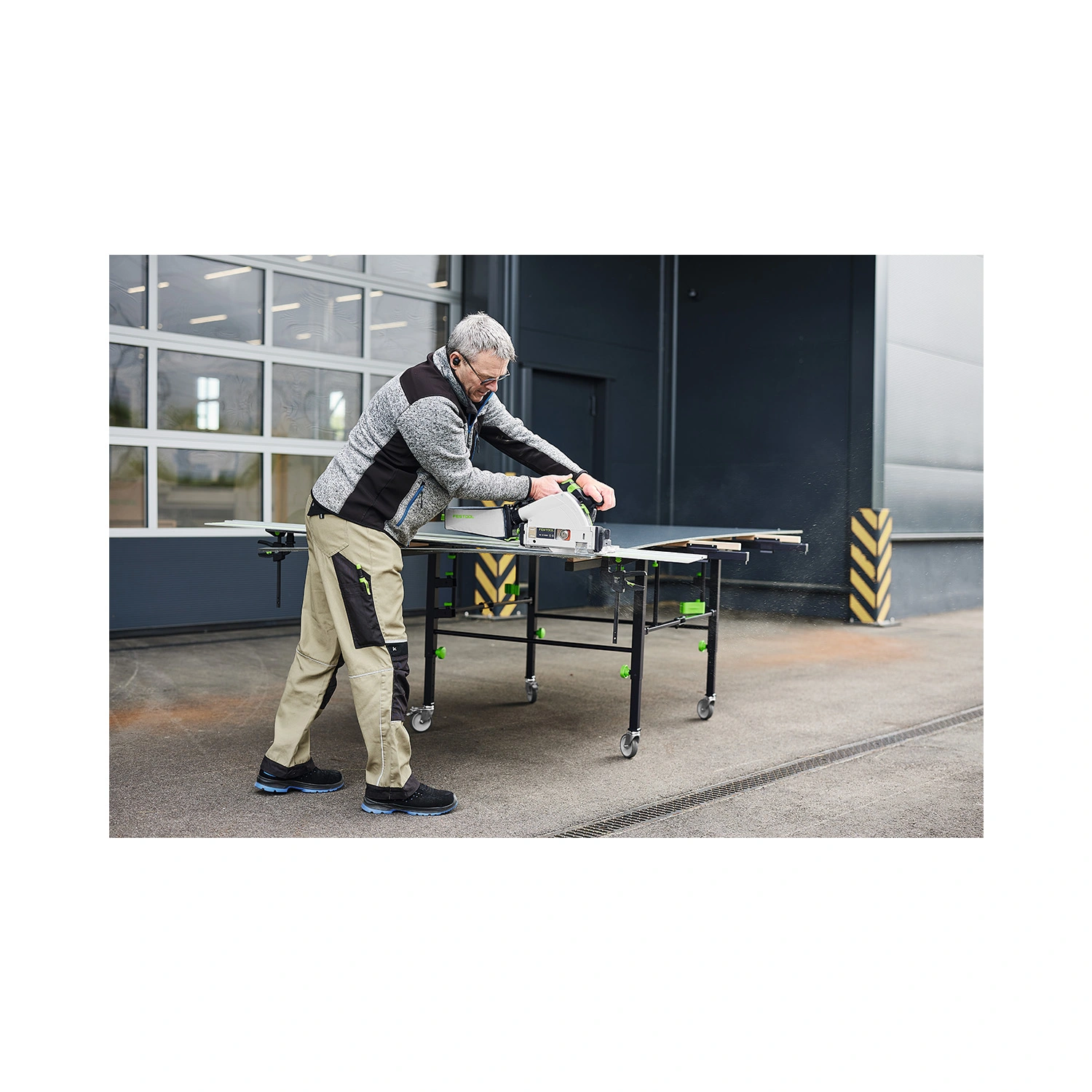 Festool TSC 55 KSEB-Basic 18V Li-Ion accu-invalcirkelzaag body in systainer - 160mm