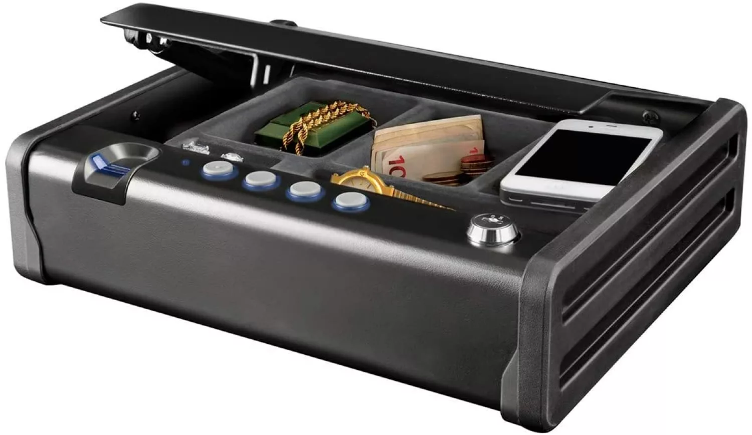 Master Lock MLKMLD08EB Kluis met vingerafdruk-slot-image