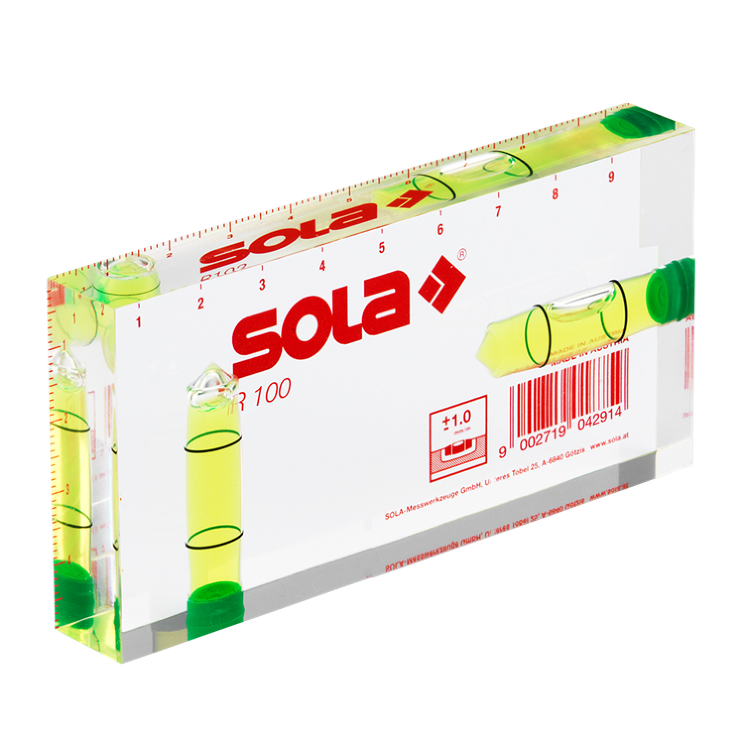 Sola - Niveau à bulle d'architecte  R100  - 100mm-image