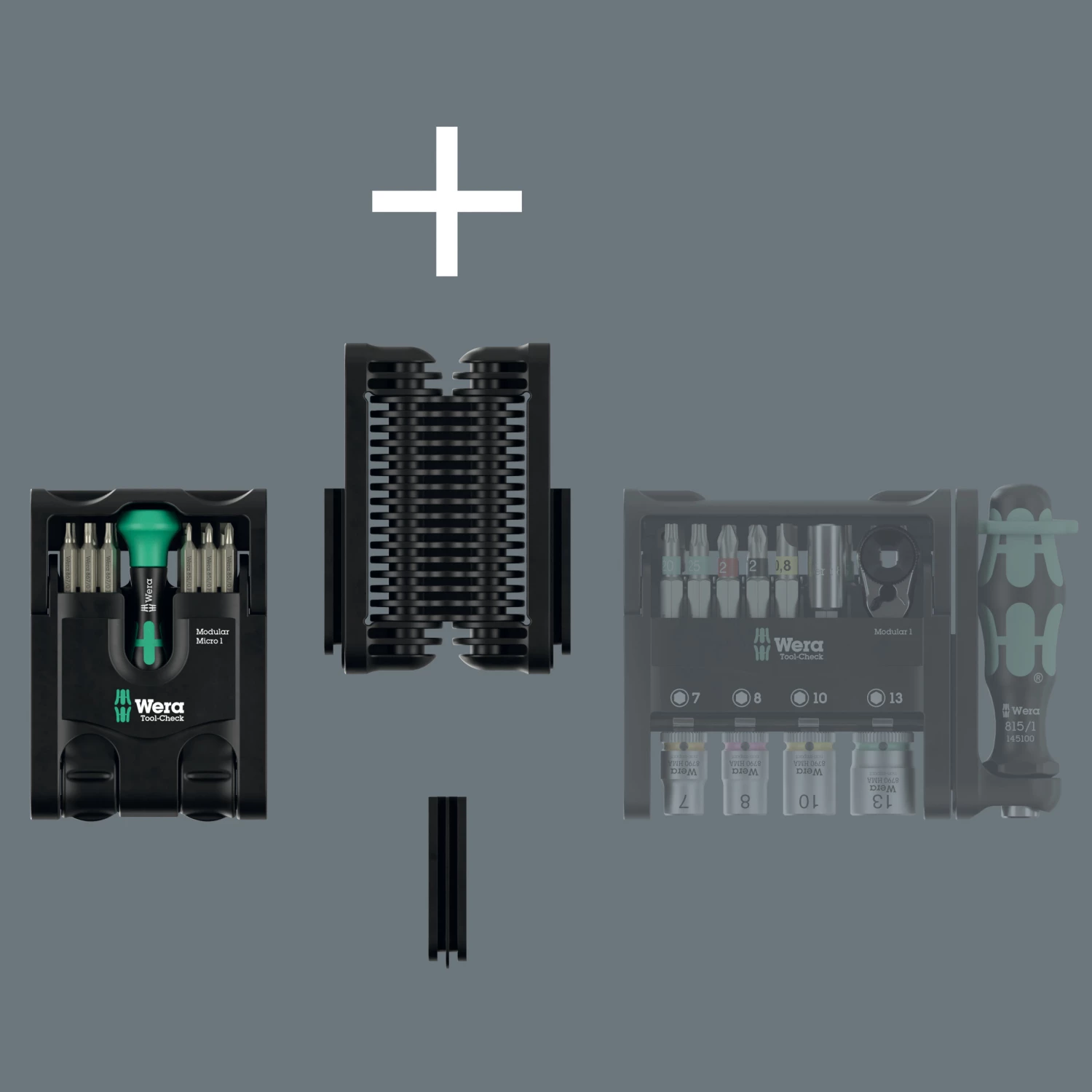 Wera 05049002001 Tool-Check Modular Micro 1 Gereedschapset in Tool-Check - 21‑delig-image