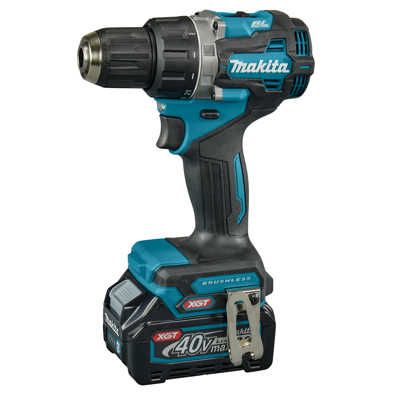 Makita DK0198G201 XGT 40V Max Li-Ion accu boor-/schroefmachine (DF002G) & Slagschroevendraaier (TD003G) combiset (3x 2.5Ah accu) in Mbox-image