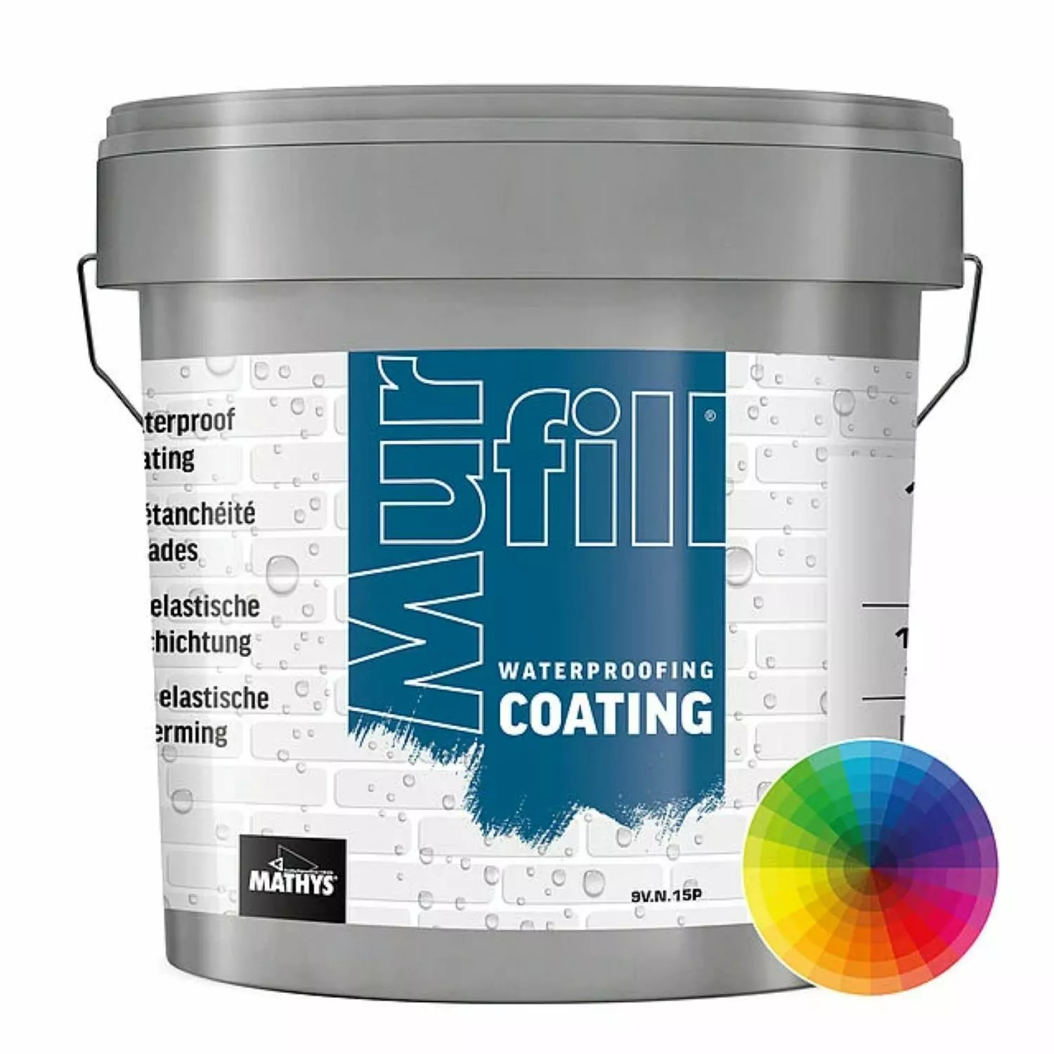 Mathys Murfill Waterproofing muurverf voor buiten - op kleur gemengd - 15Kg-image
