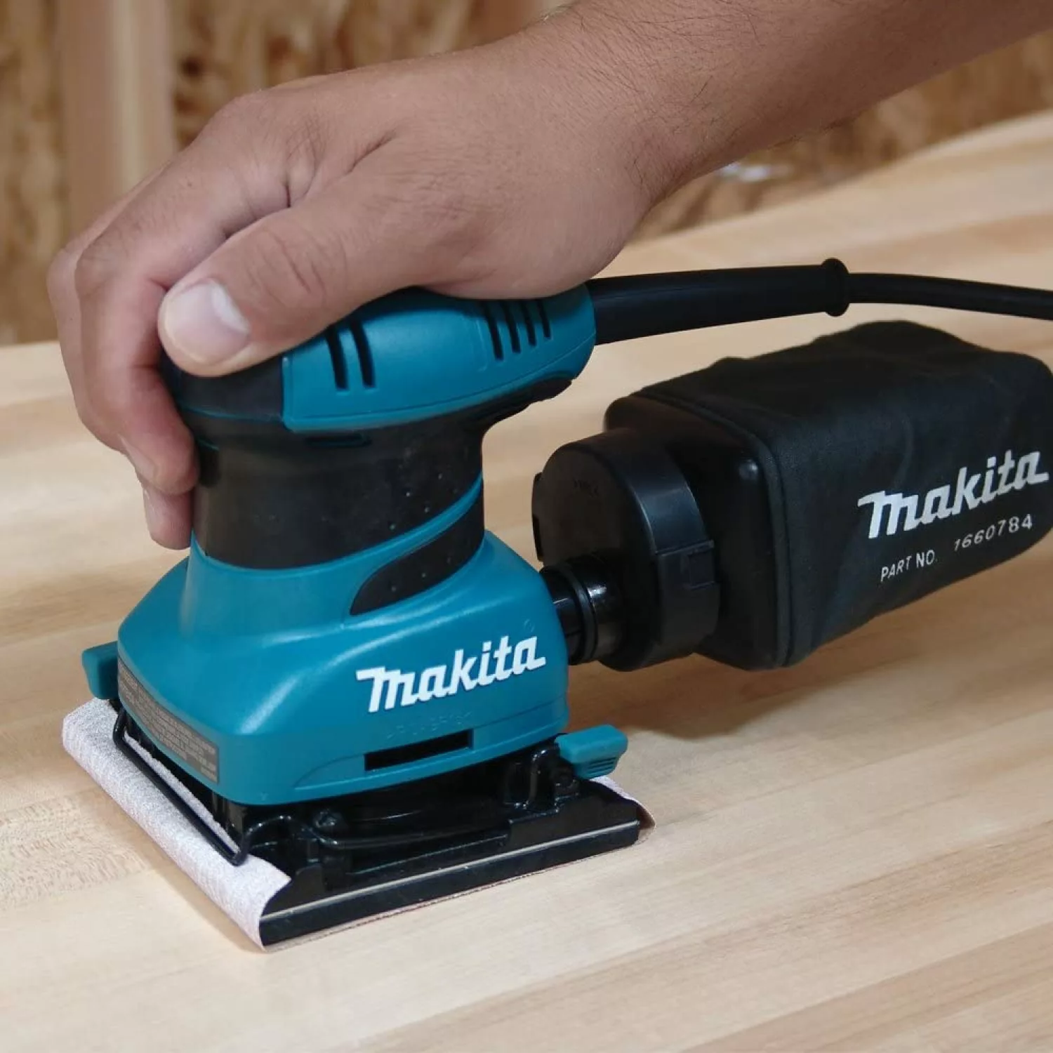 Makita BO4556K - Ponceuse vibrante dans mallette - 200W - 112 x 102 mm-image