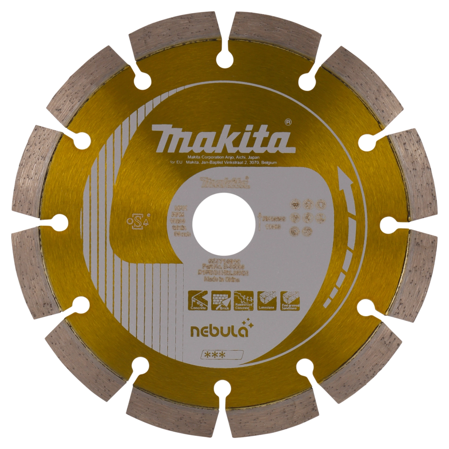 Makita B-54003 Diamantschijf - 150x22,23x2mm-image