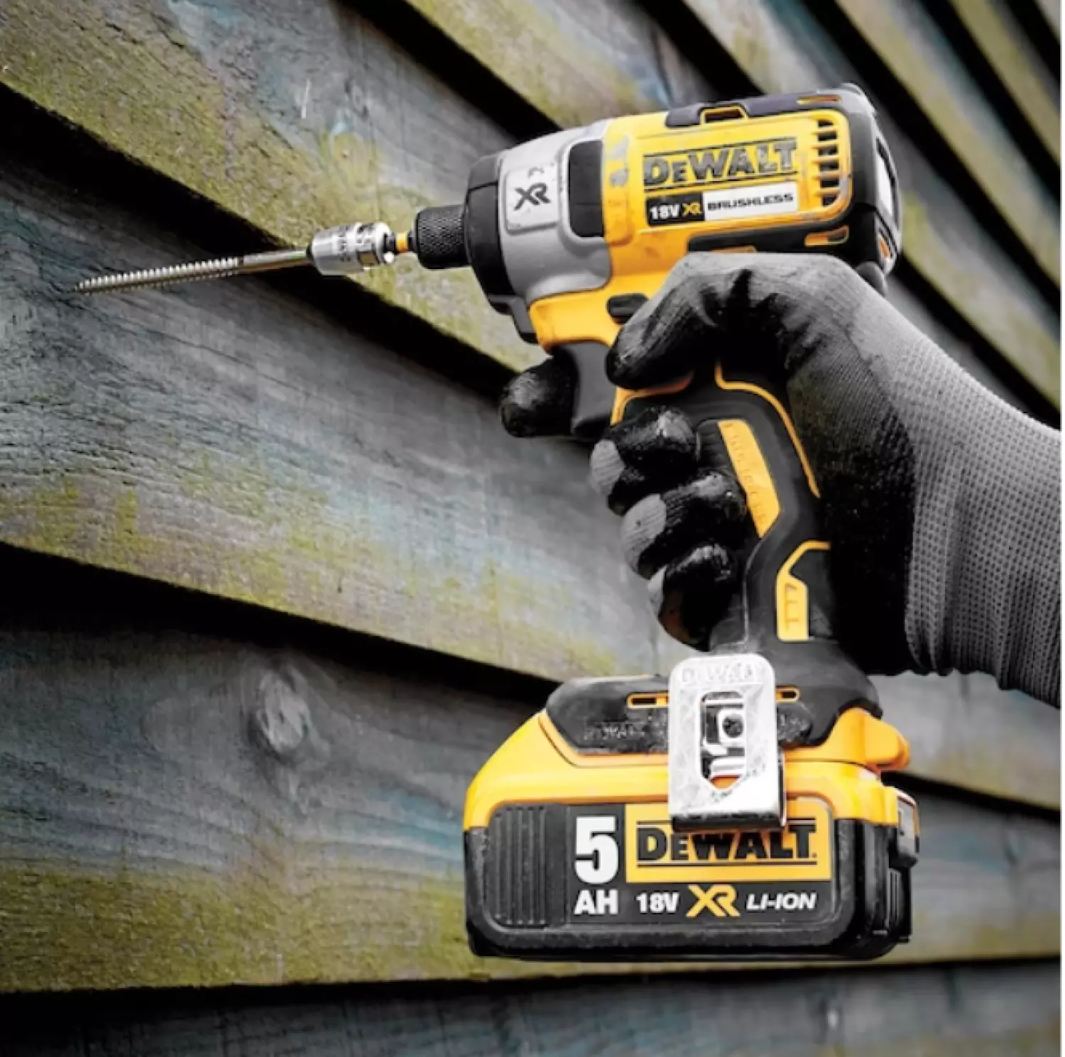 DeWALT DCF887P2 18V Li-Ion accu slagschroevendraaier set (2x 5.0Ah accu) in TSTAK - koolborstelloos-image