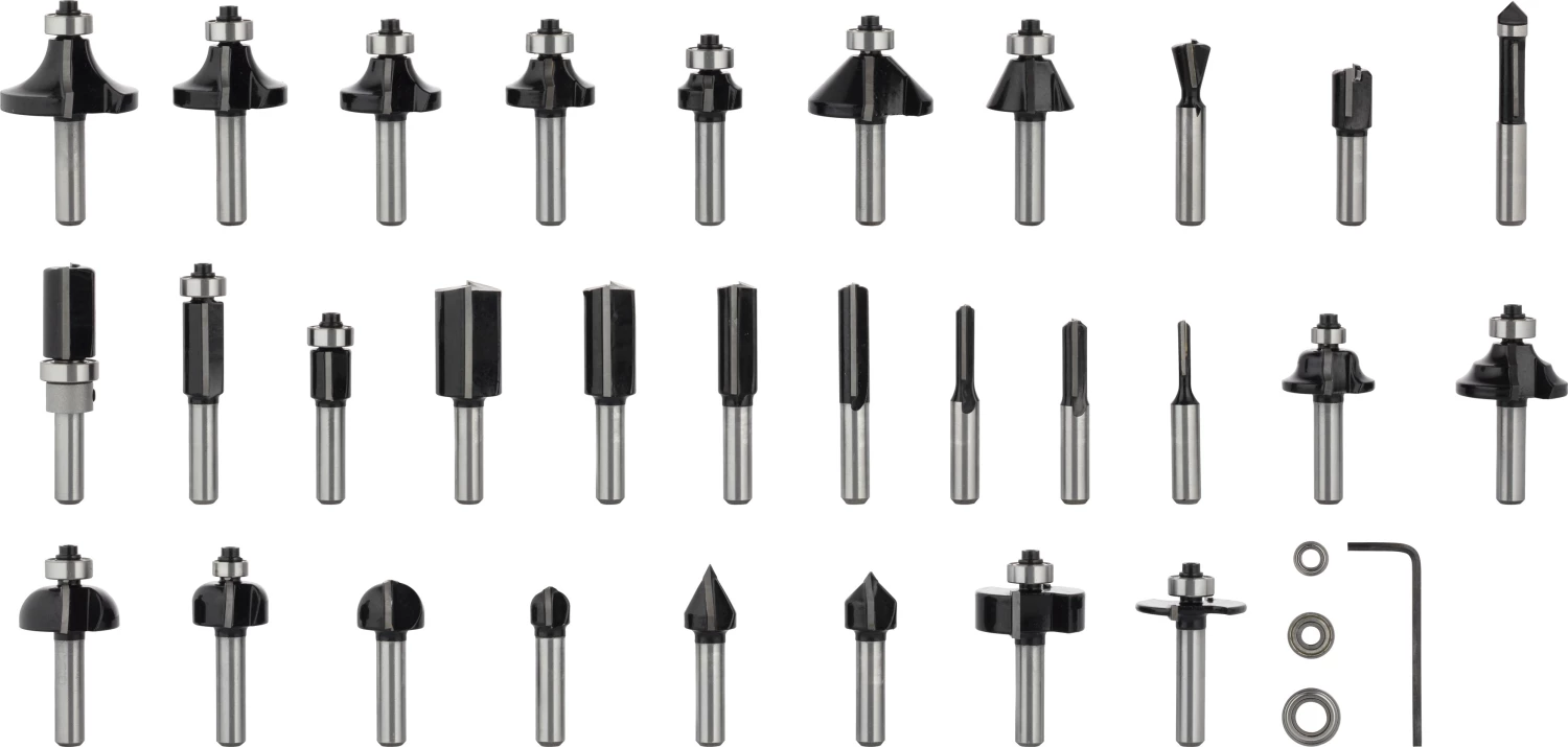 Bosch 2607017475 - Set 30 pièces fraises mix 8mm-image
