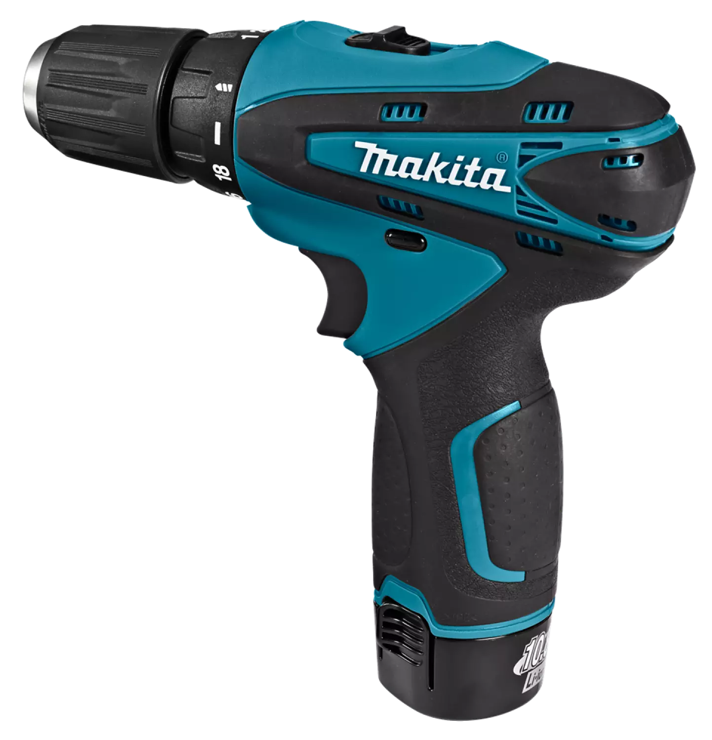 Makita DF330DWE perceuse/visseuse à batterie Li-Ion 10.8V (2 batteries 1.3Ah) dans une mallette-image