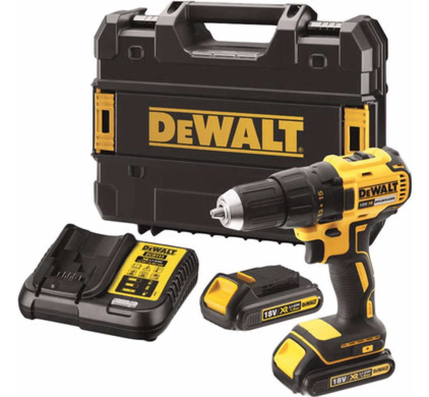 DeWALT DCD777S2T 18V Li-Ion accu boor-/schroefmachine set (2x 1.5Ah accu) in TSTAK - koolborstelloos-image