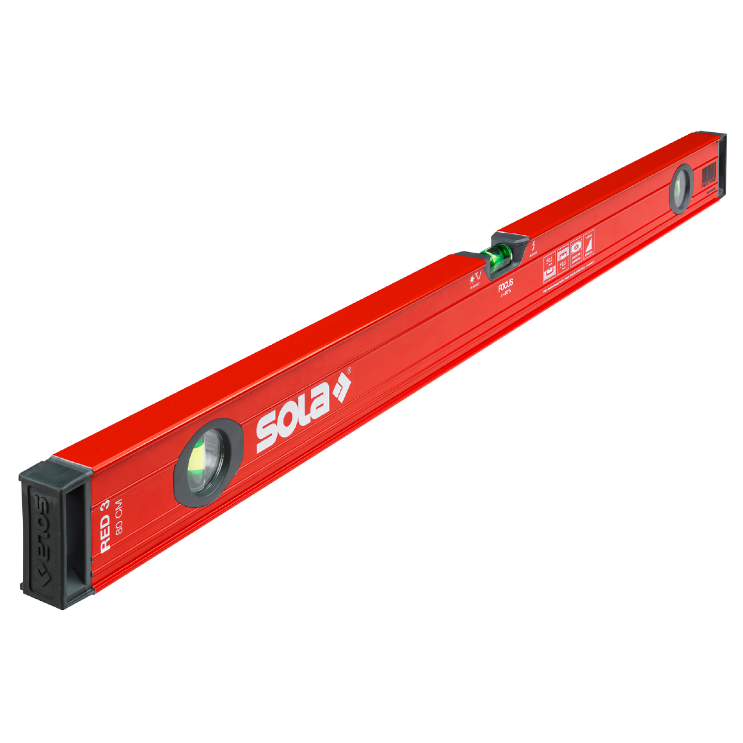 Sola RED 3 100 Niveau à bulle en aluminium - 1000 mm