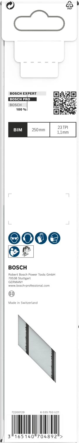Bosch 2608636793 / T 1018 AFP BiM Decoupeerzaagblad Precision - Metaal (3st)-image