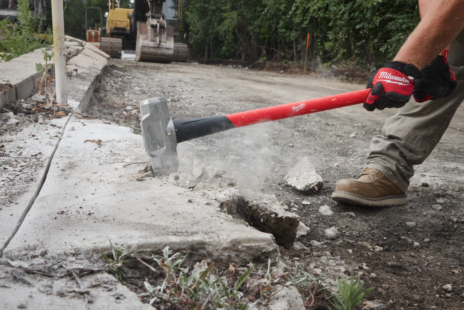 Milwaukee 4932500736 Marteau de forgeron - manche en fibre de verre - 4500 grammes-image