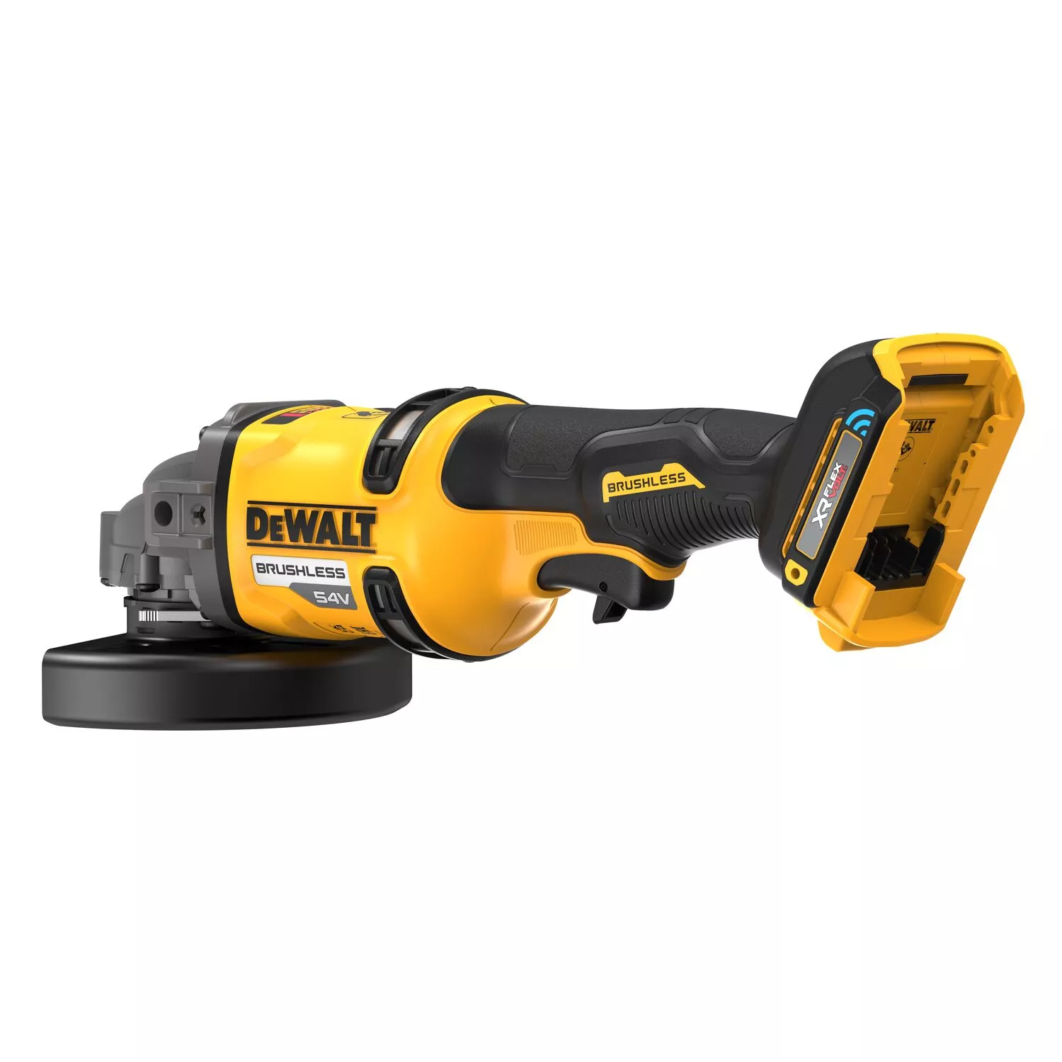 DeWALT DCG418SHDN Corps de meuleuse d'angle sans fil Li-ion XR FlexVolt 54 V  - 125 mm - Interrupteur de sécurité dans la poignée latérale-image