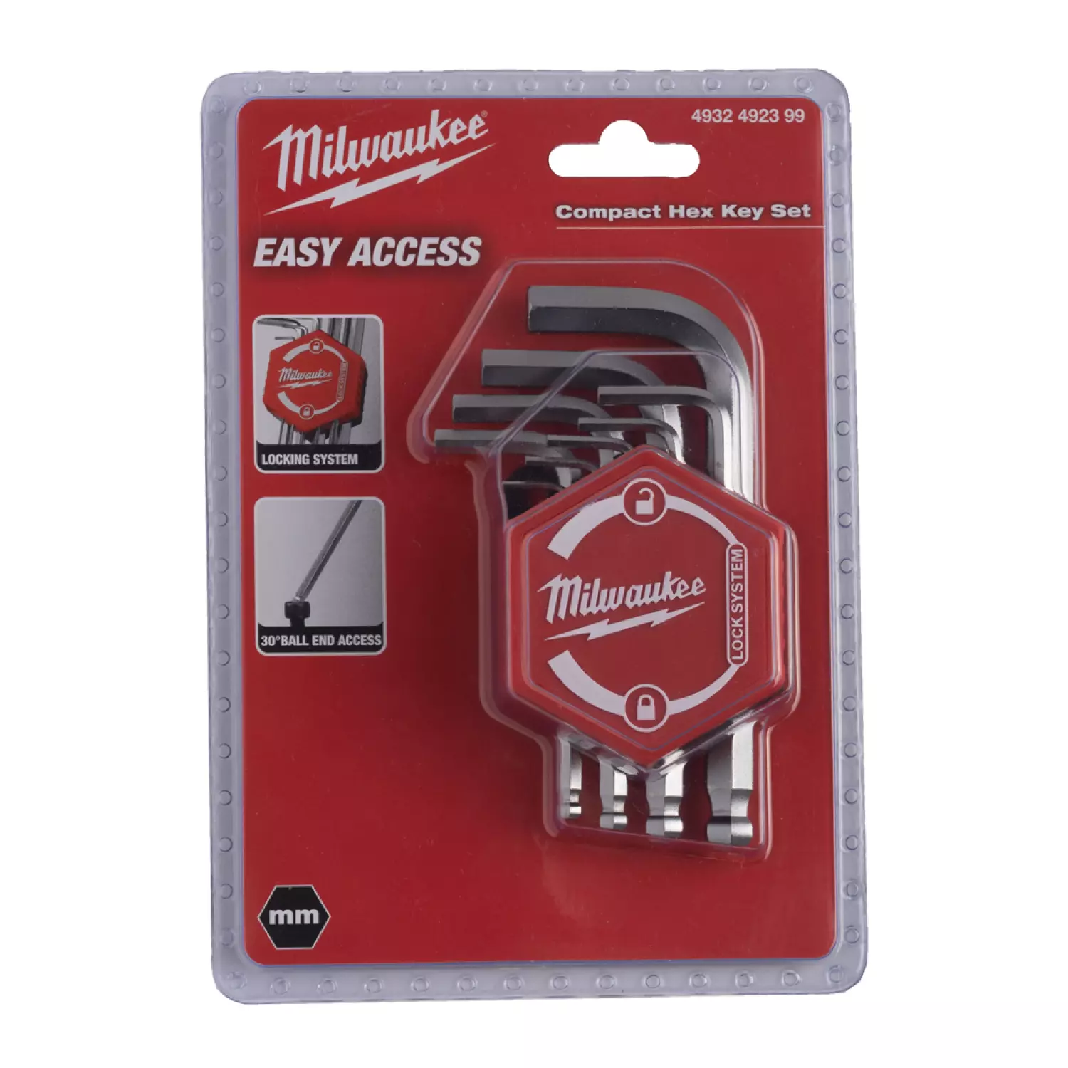 Milwaukee 4932492399 9-delige Inbussleutelset - Hex - 1,5-10mm-image