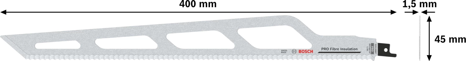 Bosch 2608635529 / S 2013 AWP Reciprozaagblad - 400mm - Vezelisolatie (1st)-image