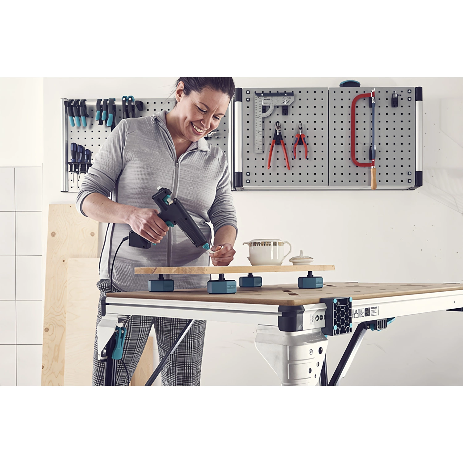 Wolfcraft 6892000 Multifunctionele Werkstuksteunen voor werkbank - 4st-image