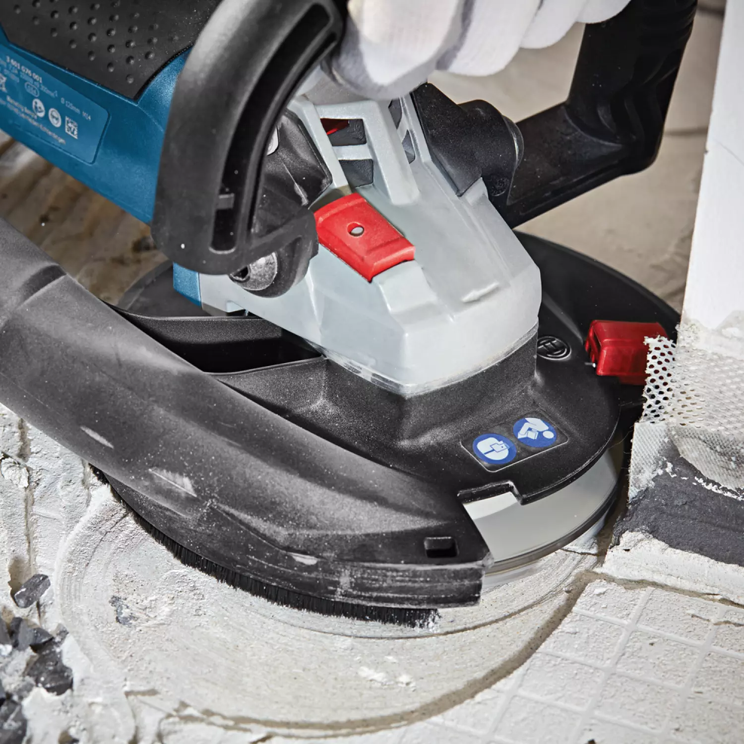 Bosch GBR 15 CAG Betonschuurmachine in L-Boxx - 1500W - 125mm-image