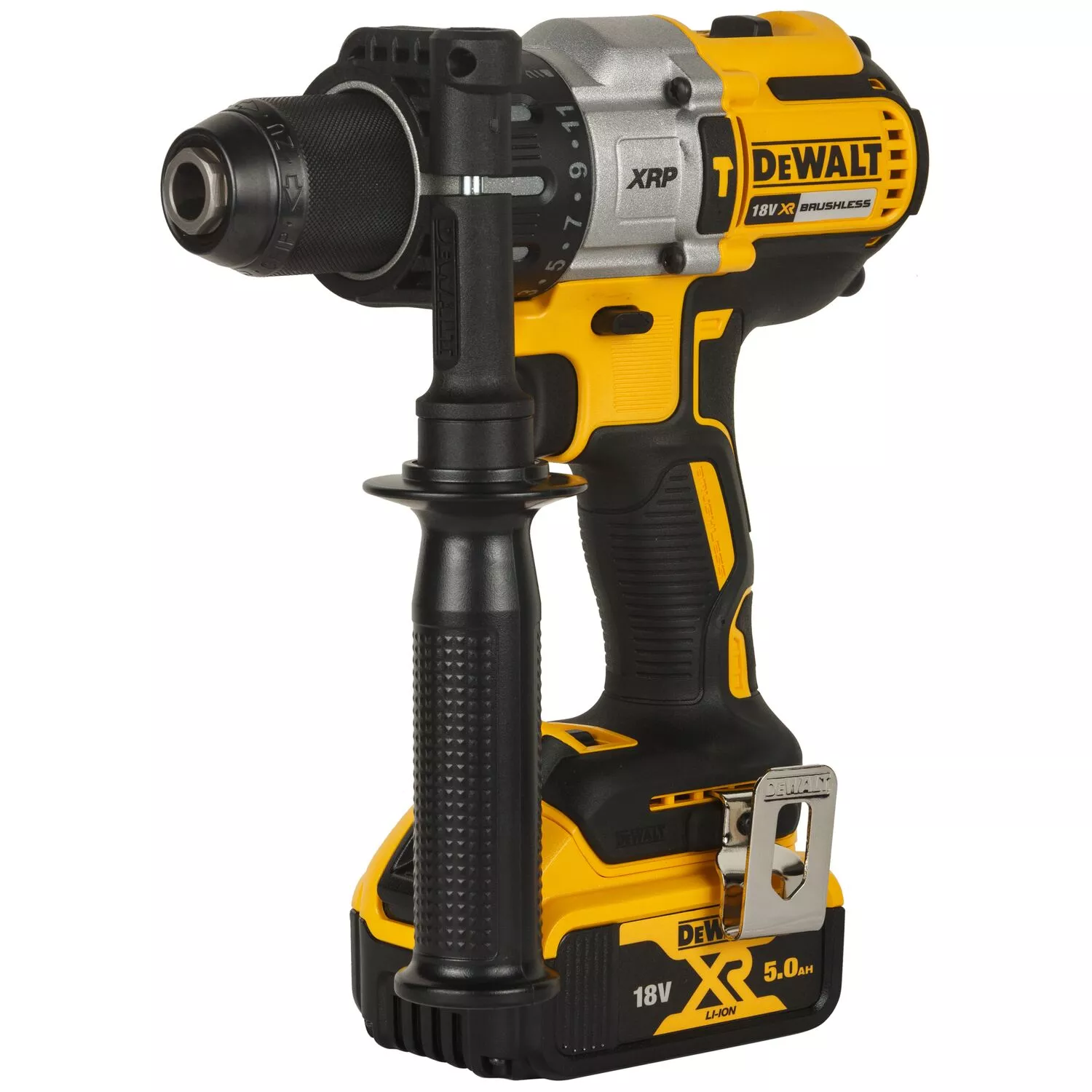 DeWALT DCD996P3K Perceuse visseuse à percussion 18V Li-Ion (3x batterie 5.0Ah) dans coffret - moteur sans charbon-image