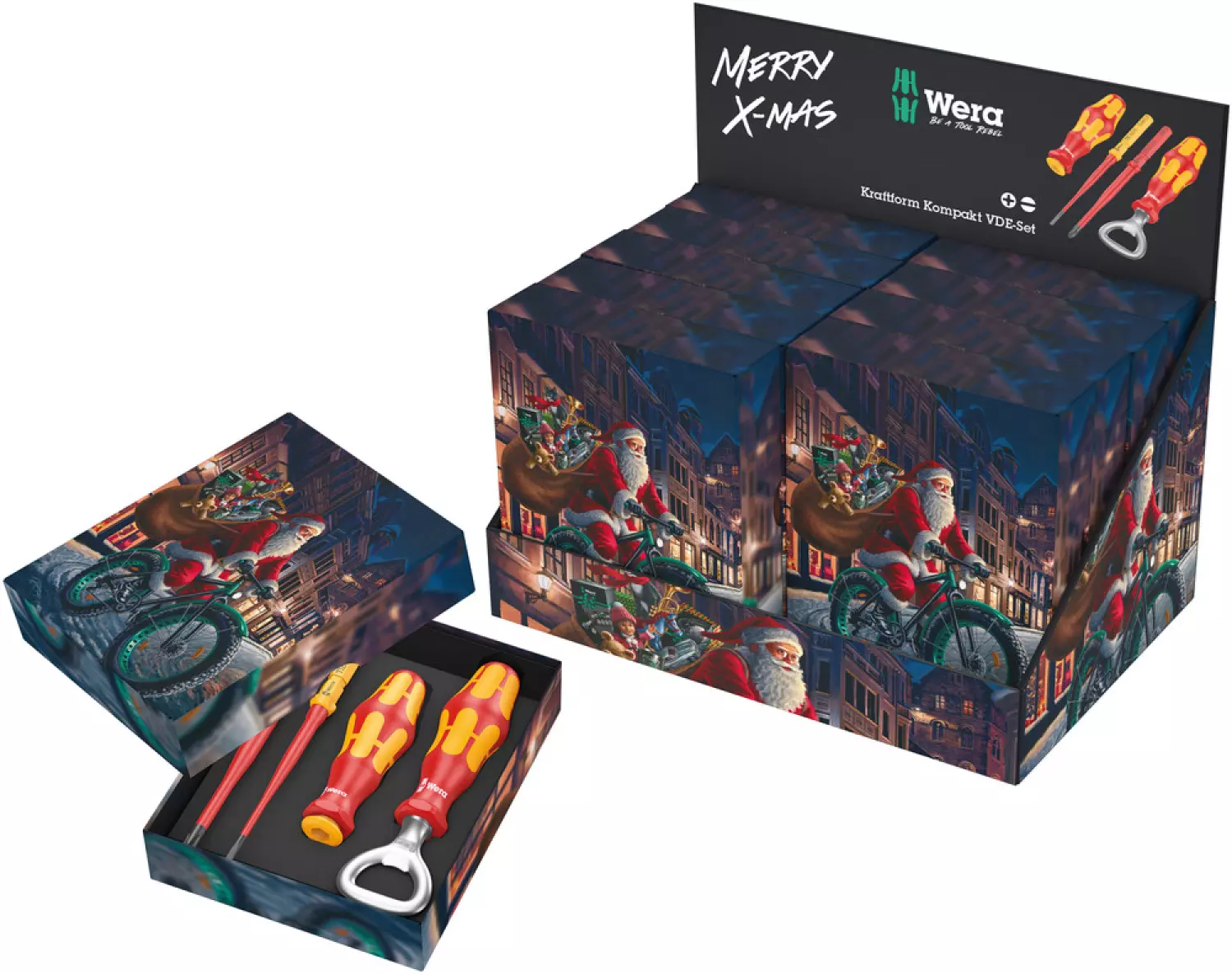 Wera 05135816001 Jeu de lames réversibles Kraftform Kompakt VDE 3 pièces-image