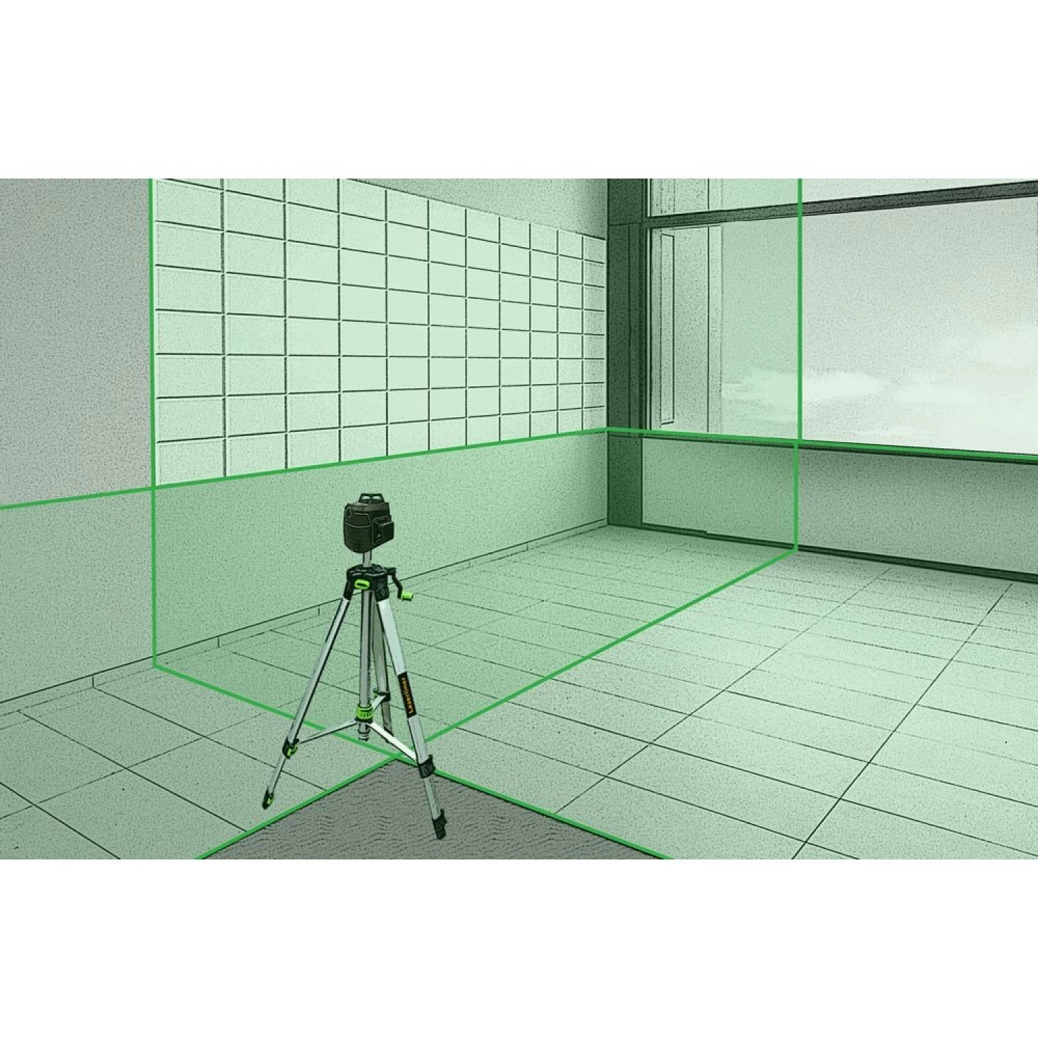 Laserliner PocketPlane-Laser 3G avec mallette et trépied-image