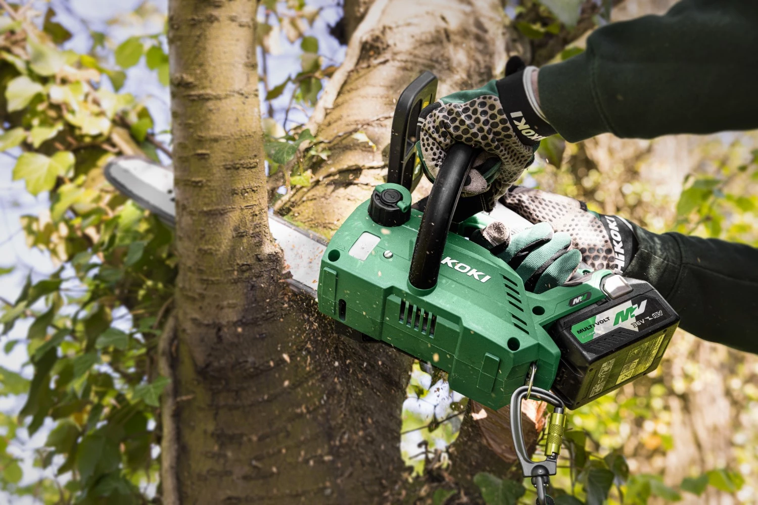 HiKOKI CS3630DCW4Z 36V Multi-volt Li-ion Batterie tronçonneuse sans fil- 30cm-image