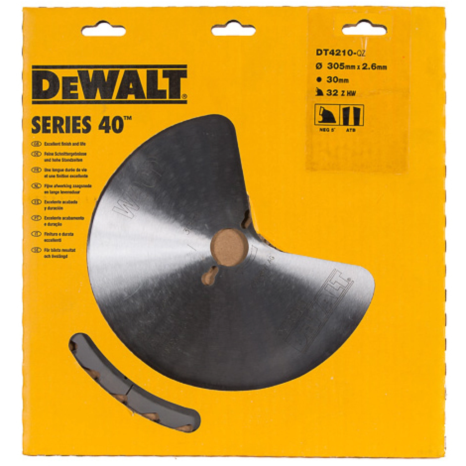 DeWALT DT4210 Extreme - Lame de scie circulaire - 305 x 30 x 32D - bois/stratifié-image