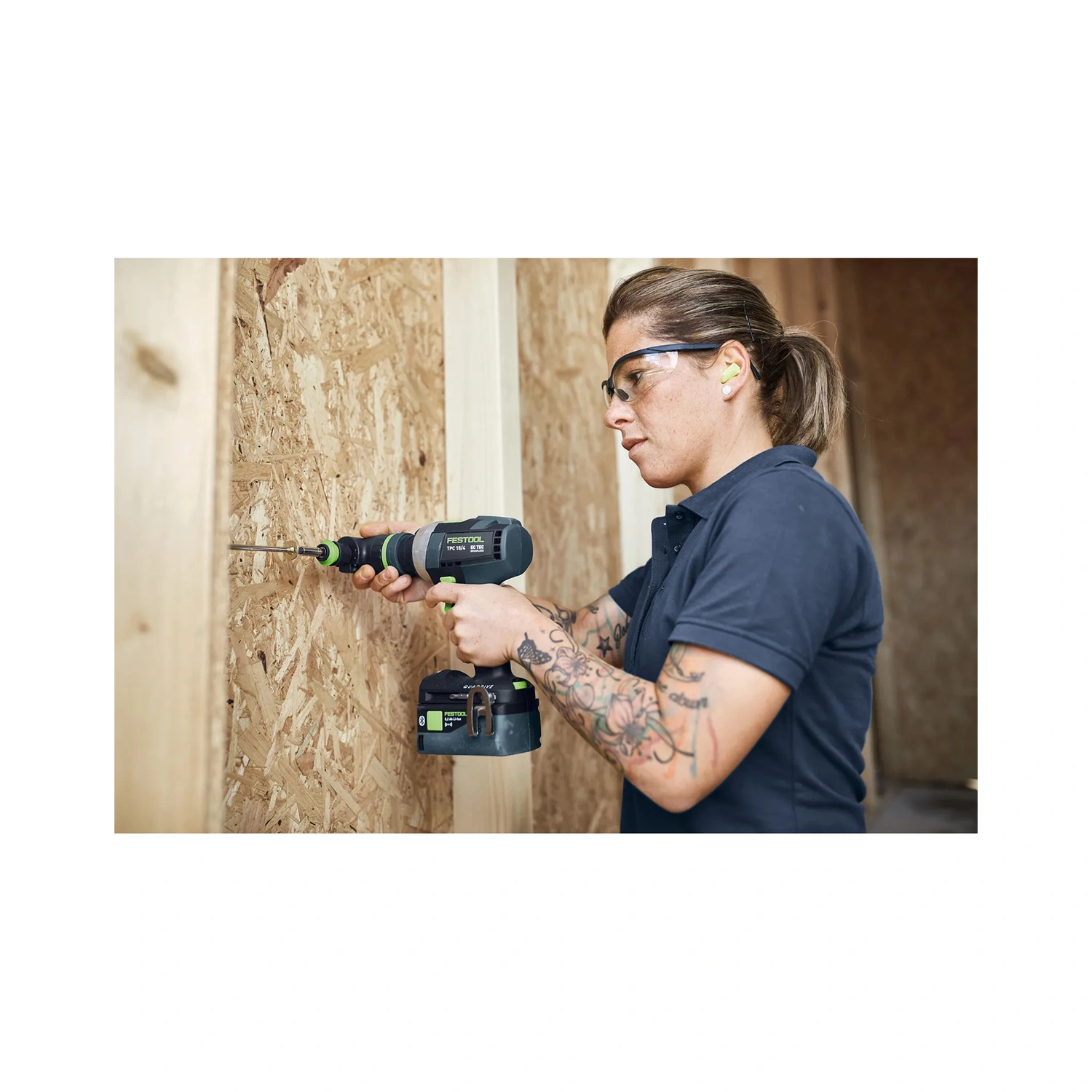 Festool TID 18 Basic-Set TPC 18V accu slagschroevendraaier (TID 18) en accu klopboormachine (TCP 18/4) combiset in systainer